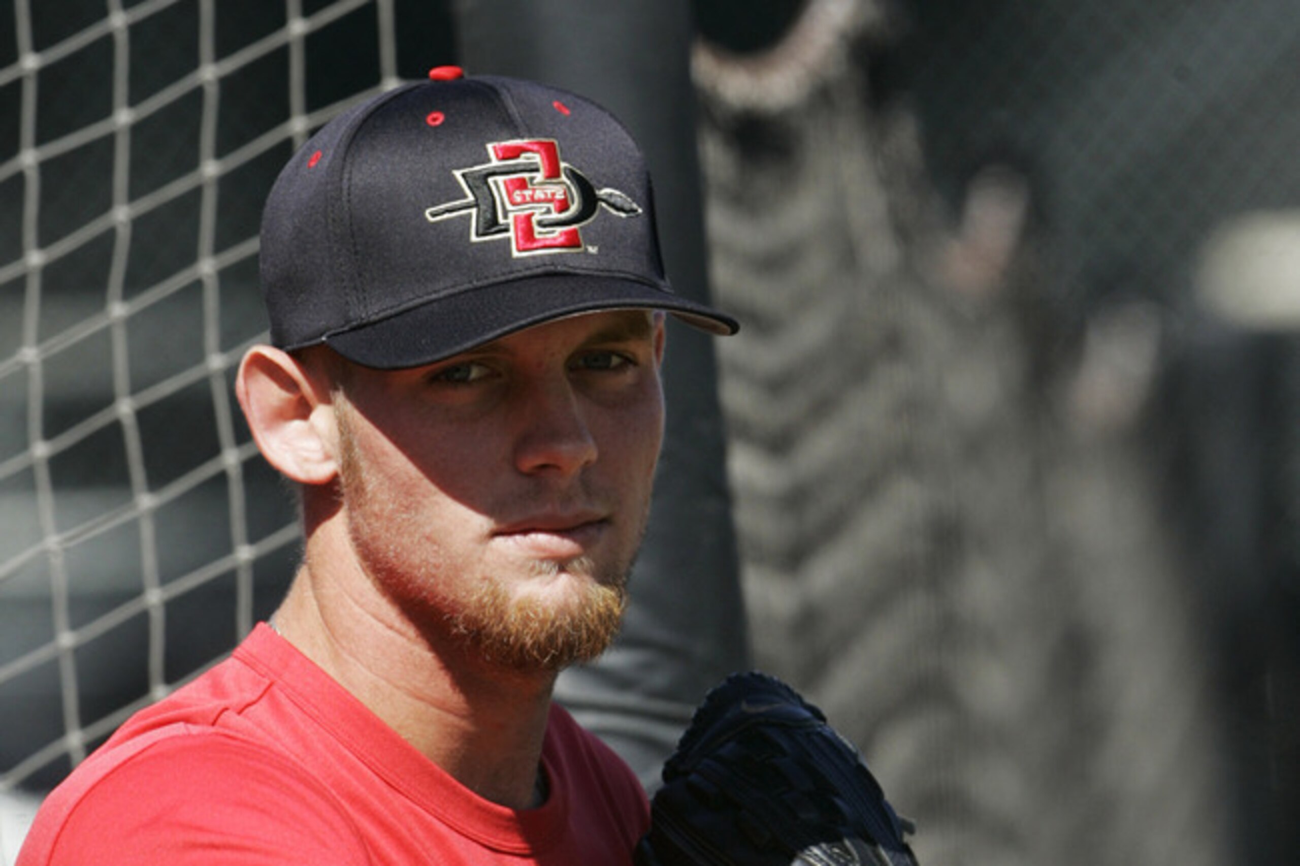 Strasburg in 2009 with San Diego State.