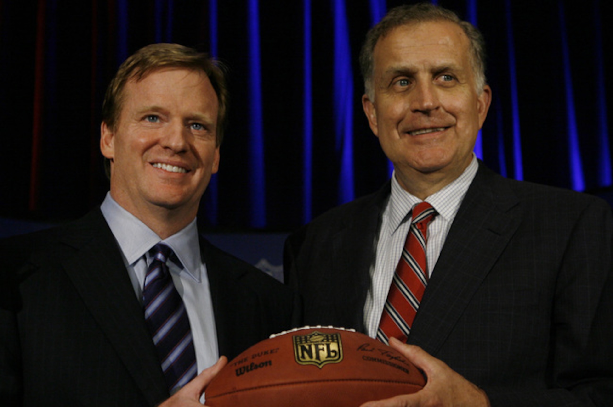 Goodell and his predecessor, Paul Tagliabue