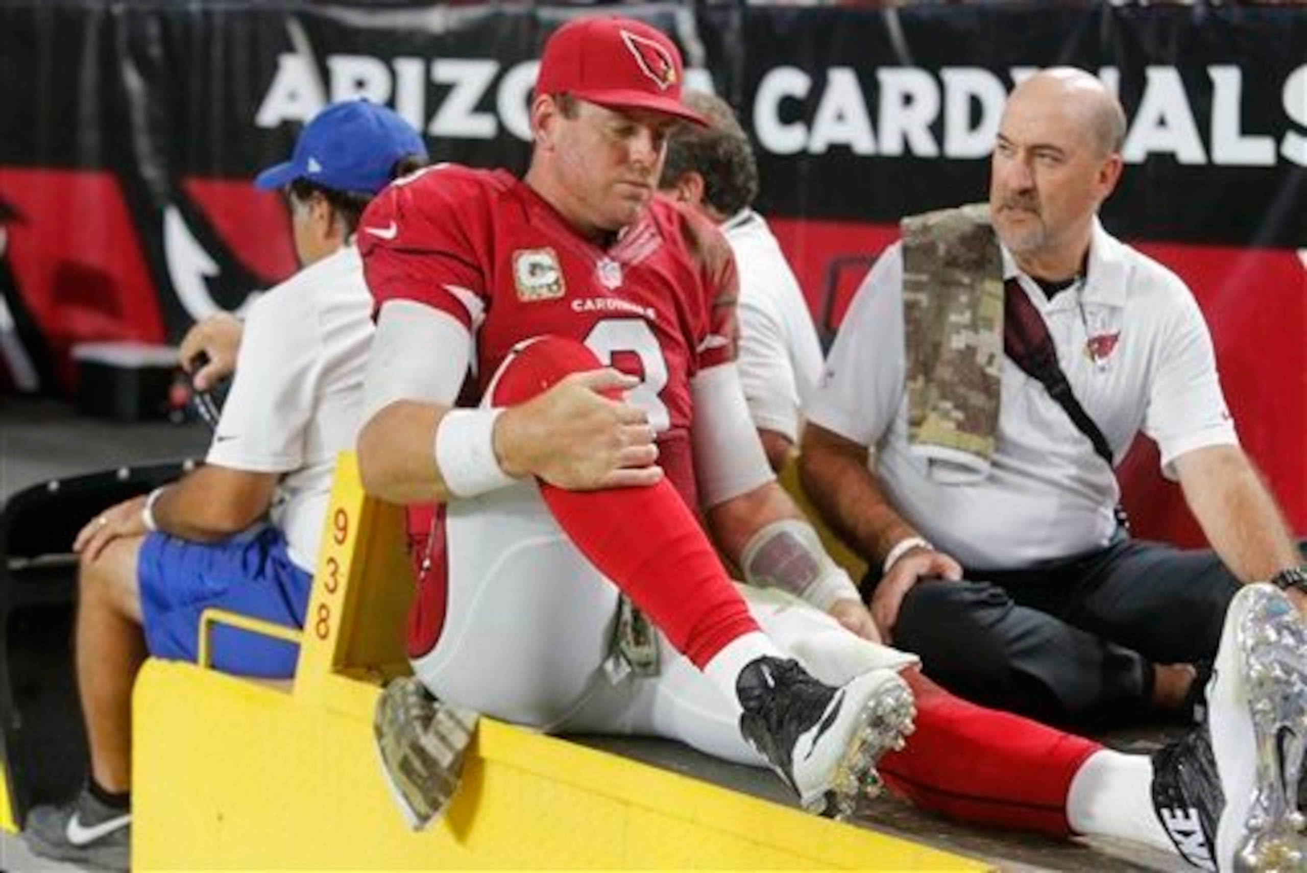 Carson Palmer ended the 2014 season on injured reserve with an ACL tear.
