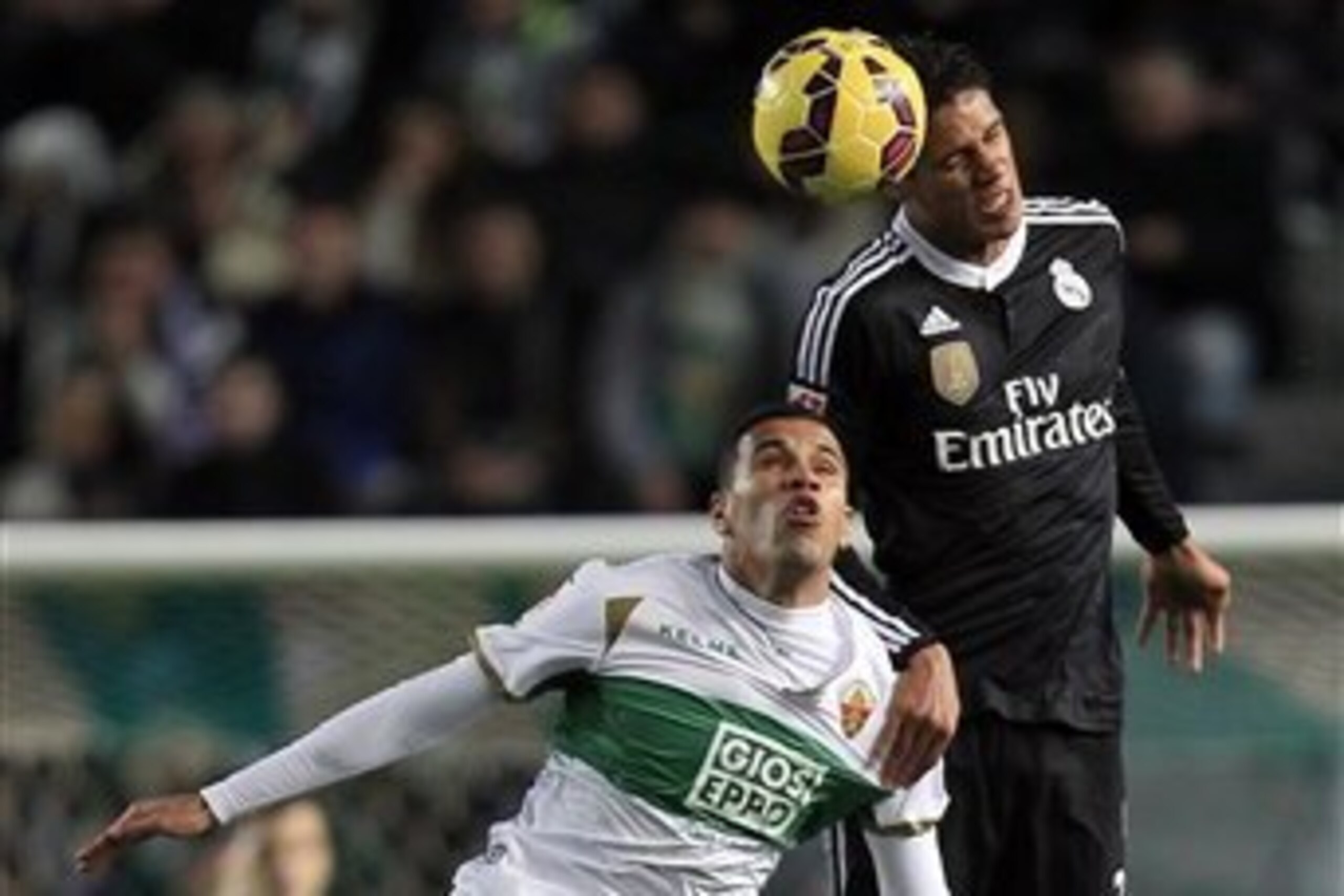 Varane is a dominant force in the air.