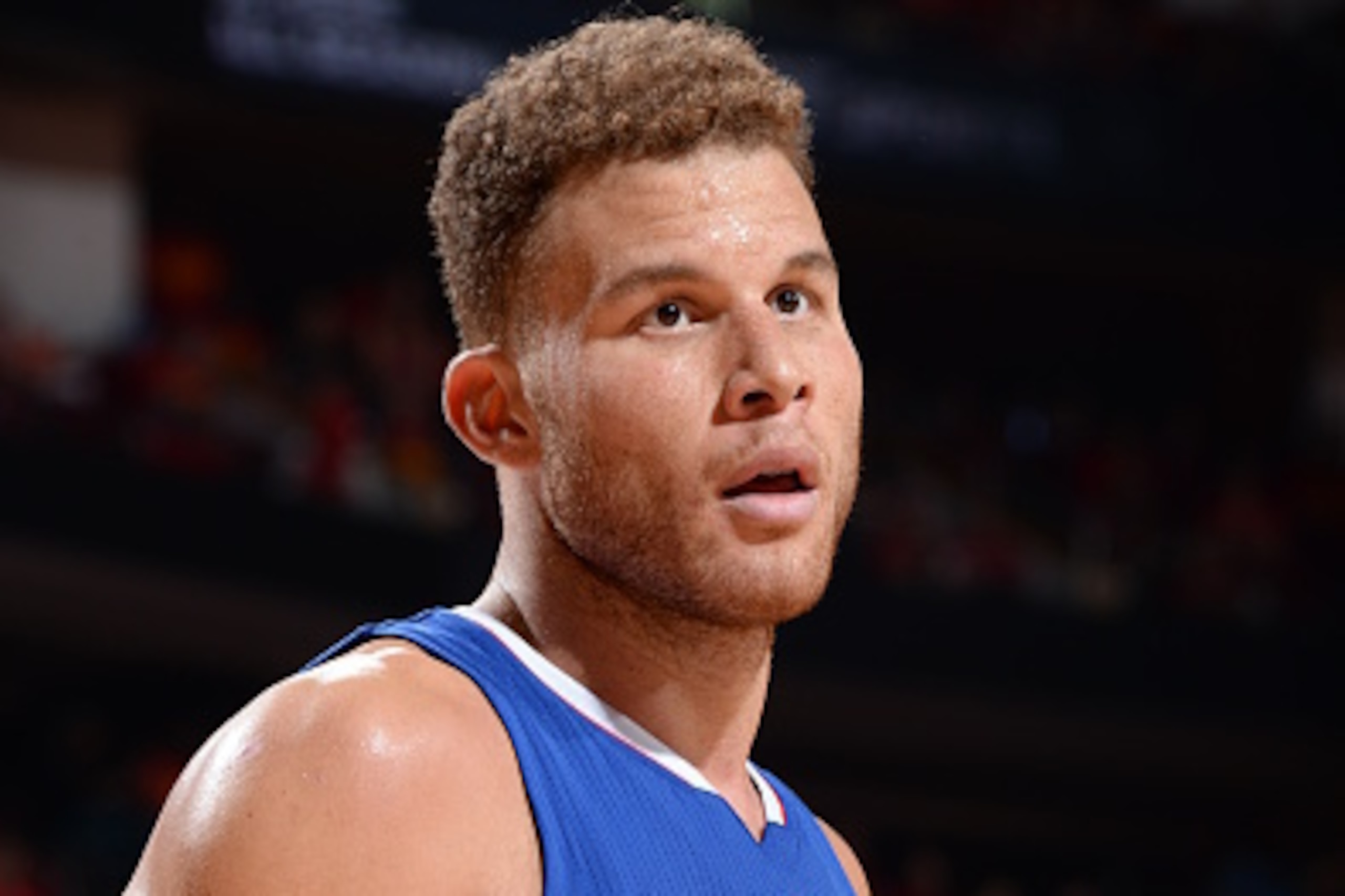 HOUSTON, TX - MAY 17:  Blake Griffin #32 of the Los Angeles Clippers looks on against the Houston Rockets in Game Seven of the Western Conference Semifinals during the 2015 NBA Playoffs on May 17, 2015 at the Toyota Center in Houston, Texas. NOTE TO USER: