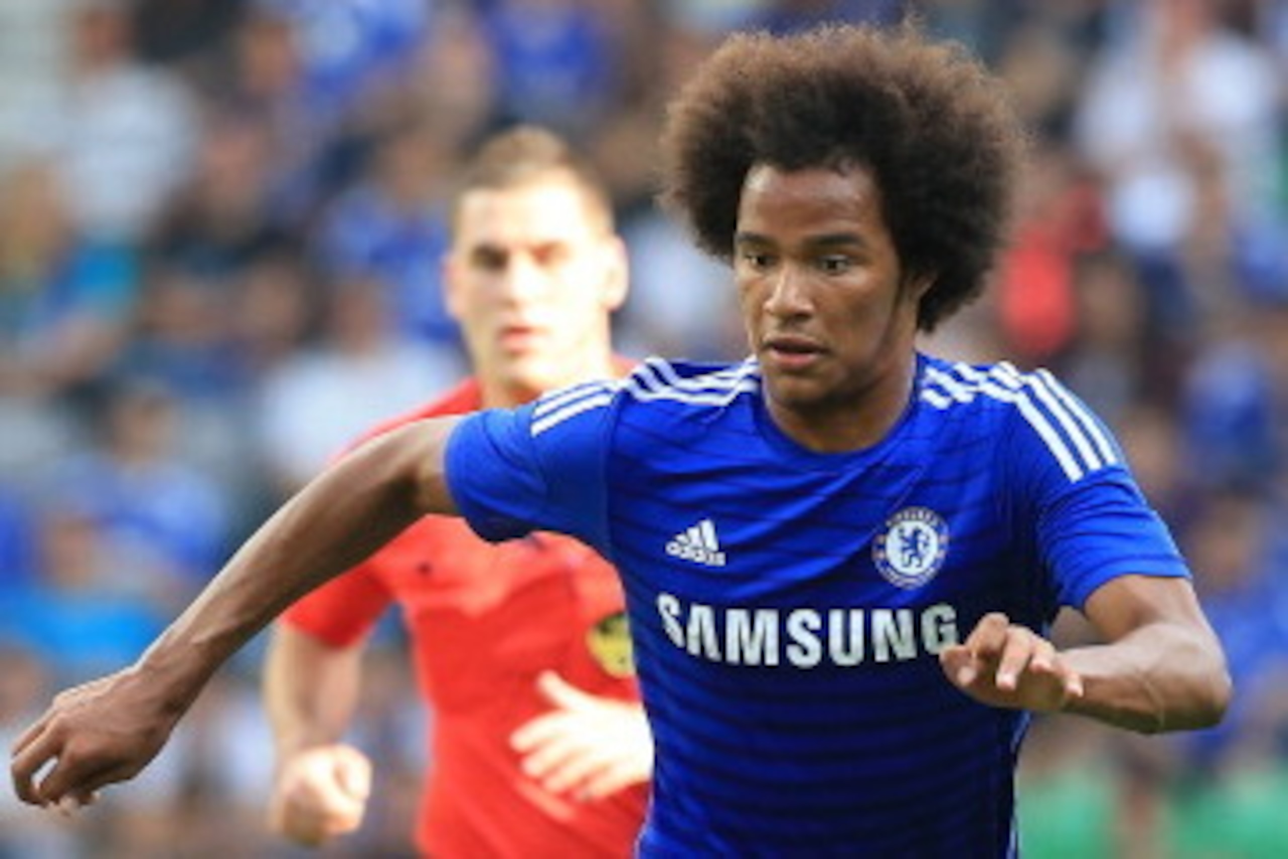 LJUBLJANA, SLOVENIA - JULY 27: Izzy Brown of Chelsea in action during the Pre Season Friendly match between FC Olimpija Ljubljana and Chelsea at Stozice stadium in Ljubljana, Slovenia on Sunday, July 27, 2014. (Photo by Srdjan Stevanovic/Getty Images) LJUBLJANA, SLOVENIA - JULY 27: Izzy Brown of Chelsea in action during the Pre Season Friendly match between FC Olimpija Ljubljana and Chelsea at Stozice stadium in Ljubljana, Slovenia on Sunday, July 27, 2014. (Photo by Srdjan Stevanovic/Getty Images)