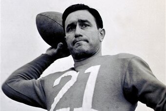 Benny Friedman's passing knew no bounds. He even did it early in games.