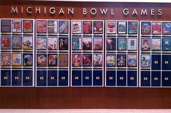 Michigan has played in 43 bowl games (20-23), per MCUBed.net