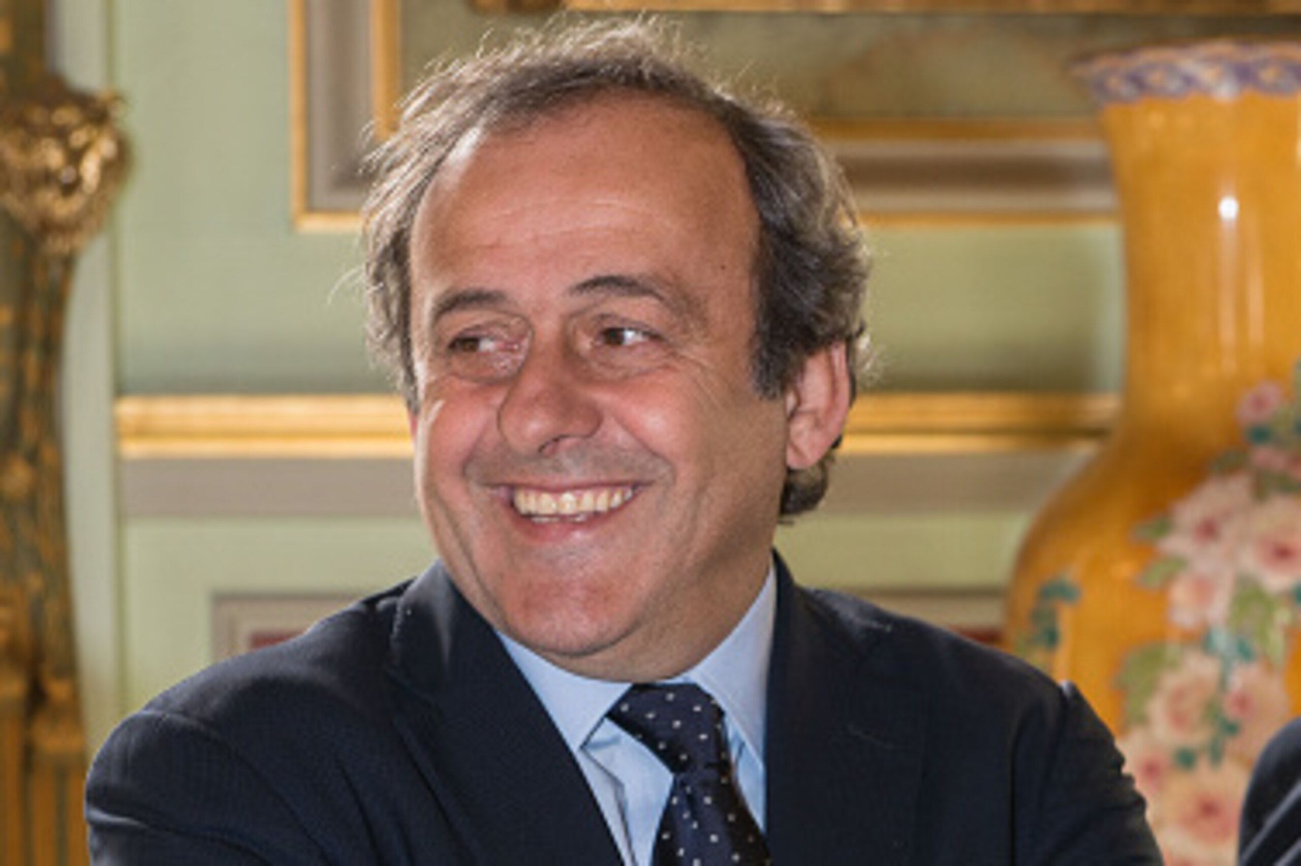 LYON, FRANCE - MARCH 12:  Michel Platini attends the EURO 2016 Steering Committee Meeting - Lyon on March 12, 2015 in Lyon, France.  (Photo by Bruno Vigneron/Getty Images for UEFA)