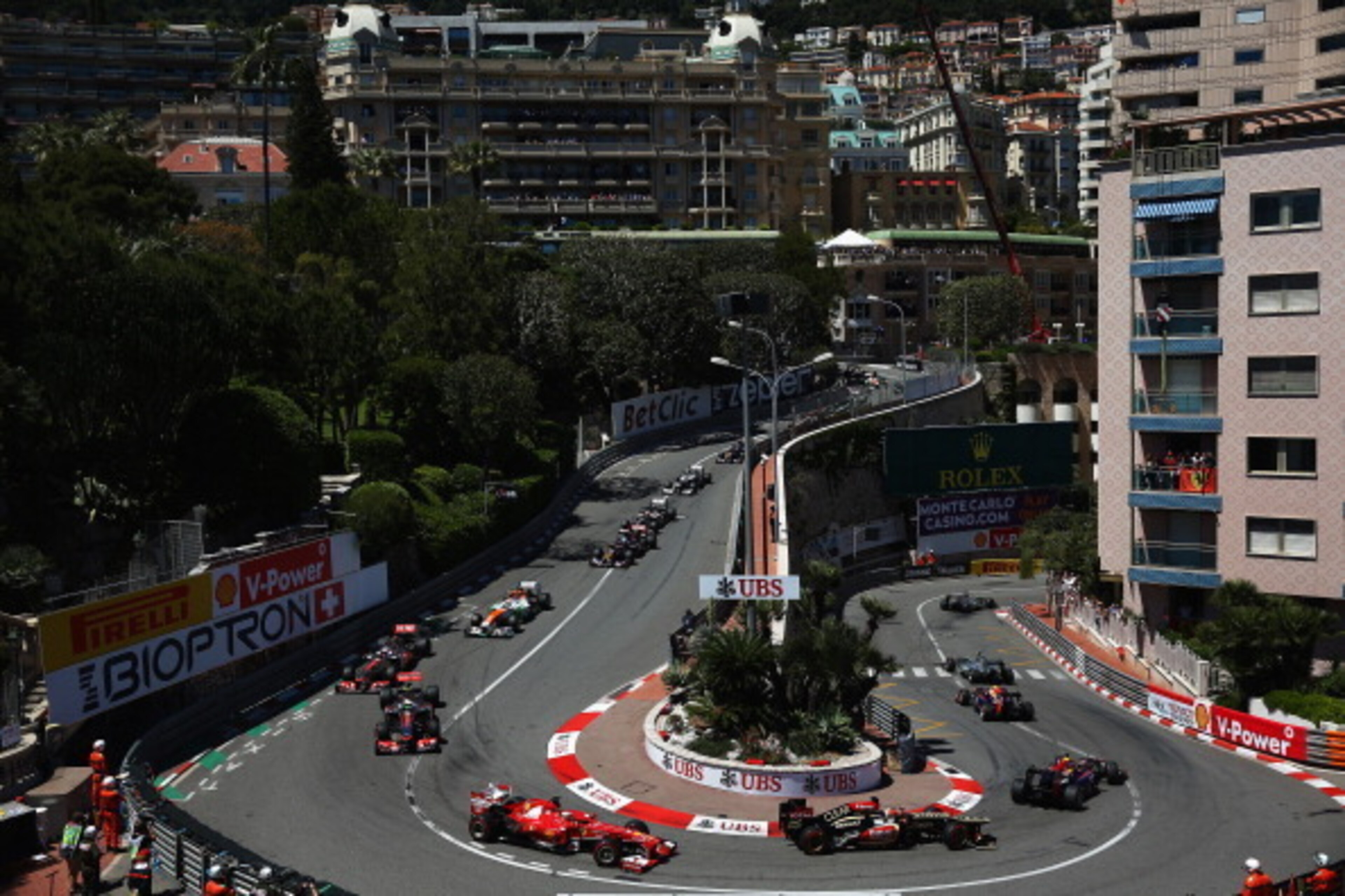 MONTE-CARLO, MONACO - MAY 26:  General view at the hairpin during the Monaco Formula One Grand Prix at the Circuit de Monaco on May 26, 2013 in Monte-Carlo, Monaco.  (Photo by Bryn Lennon/Getty Images)