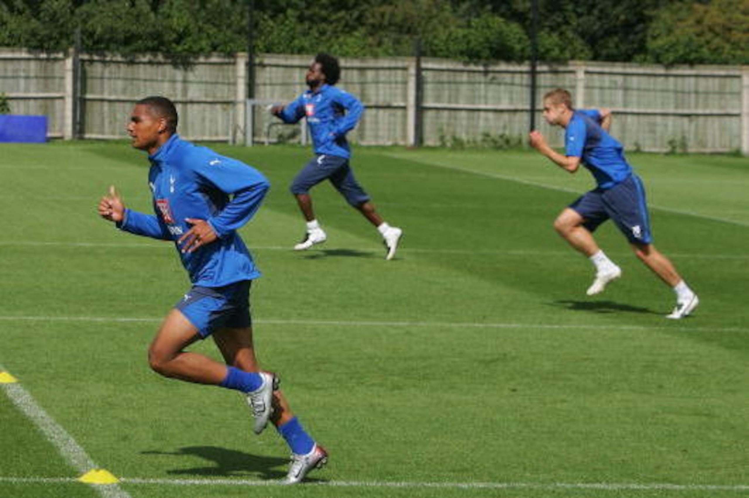 LONDON - AUGUST 09: Kevin-Prince Boateng in action during a Tottenham Hotspur Training session on August 9, 2007 at Spurs Lodge, Chigwell, London. (Photo by Ian Walton/Getty Images) LONDON - AUGUST 09: Kevin-Prince Boateng in action during a Tottenham Hotspur Training session on August 9, 2007 at Spurs Lodge, Chigwell, London. (Photo by Ian Walton/Getty Images)