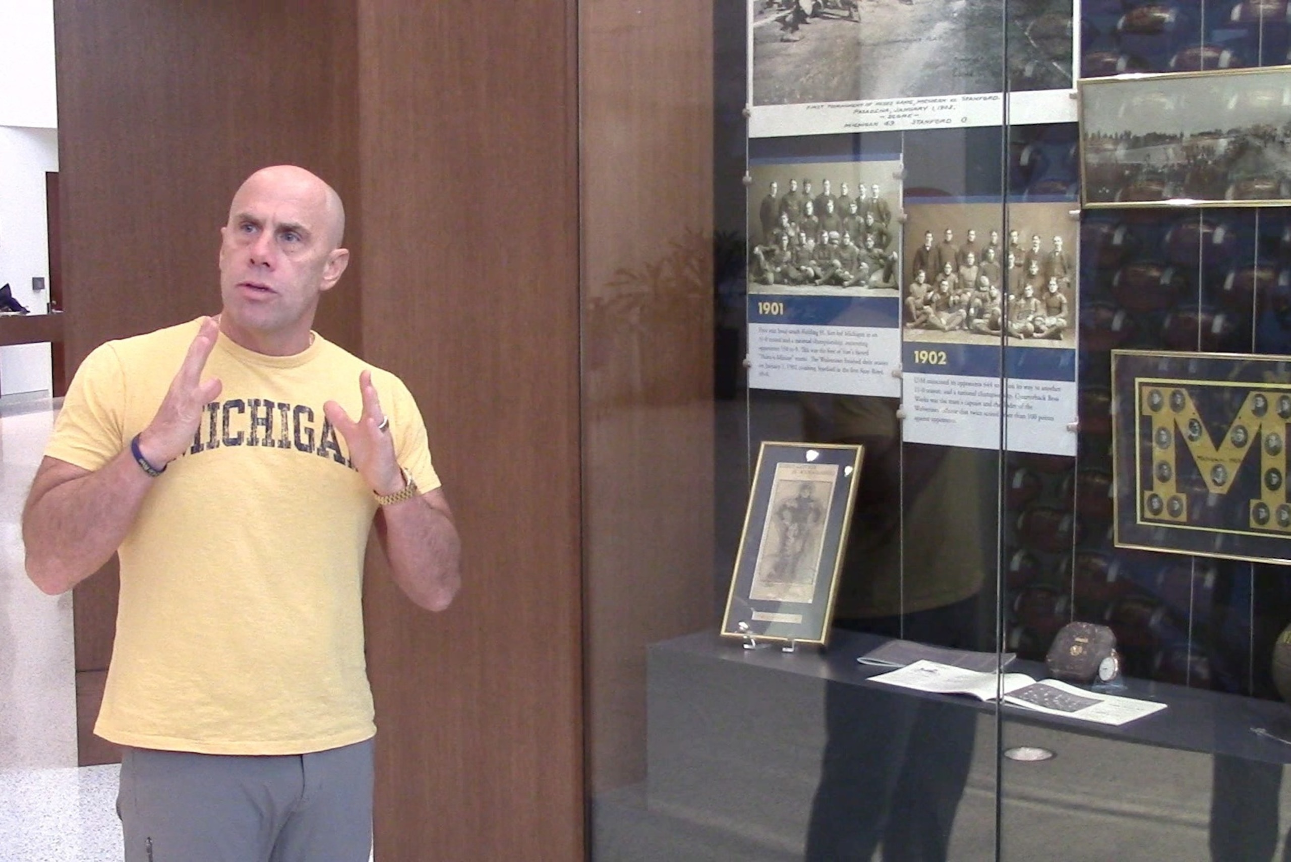 Ken Magee's vision and knowledge complement Towsley's exhibits.