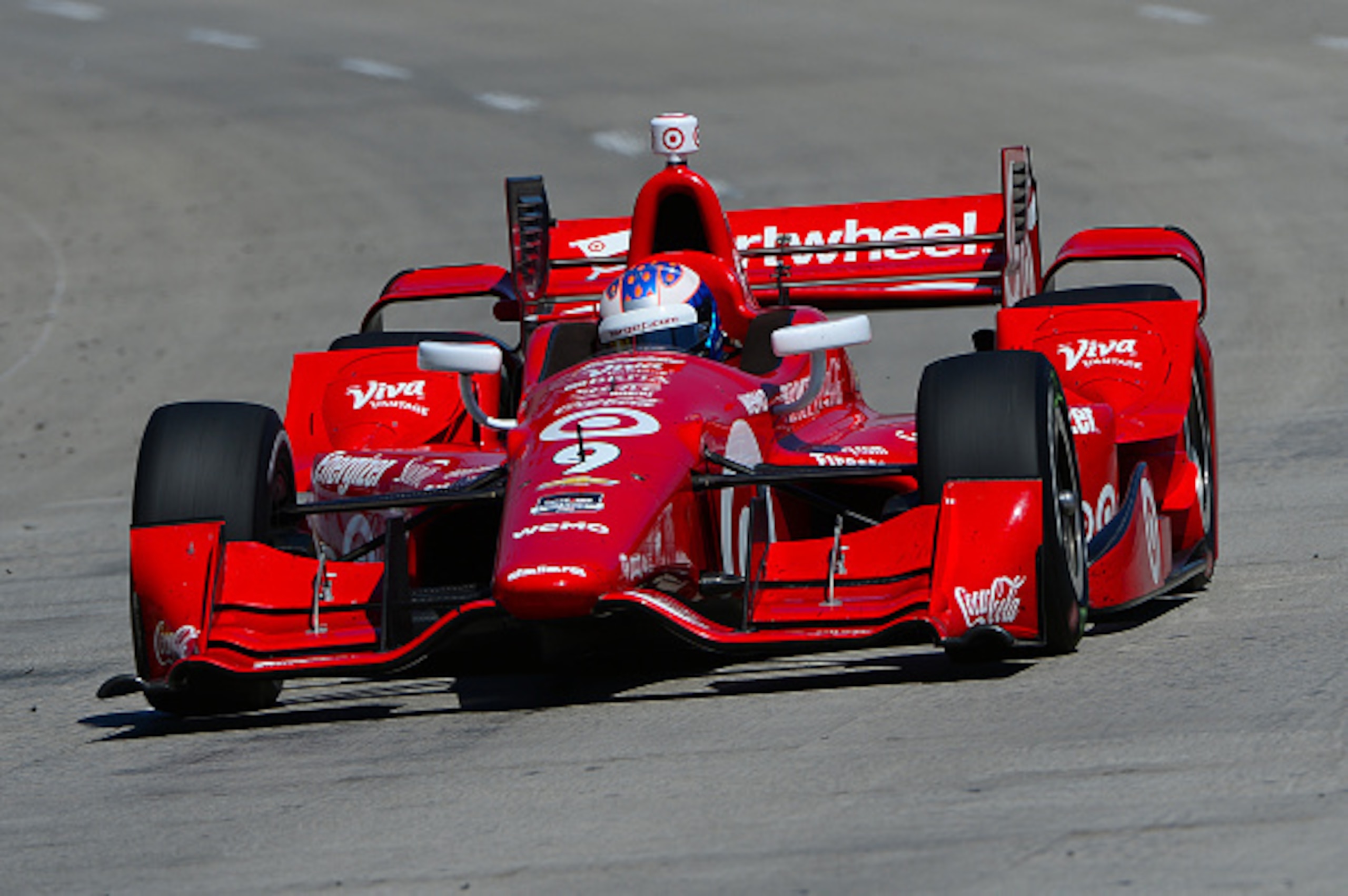 LONG BEACH, CA - APRIL 19: Scott Dixon of New Zealand driver of the #9 Target Chip Ganassi Racing Chevrolet Dallara during the Verizon IndyCar Series Toyota Grand Prix of Long Beach on April 19, 2015 on the streets of Long Beach, California. (Photo by Rob