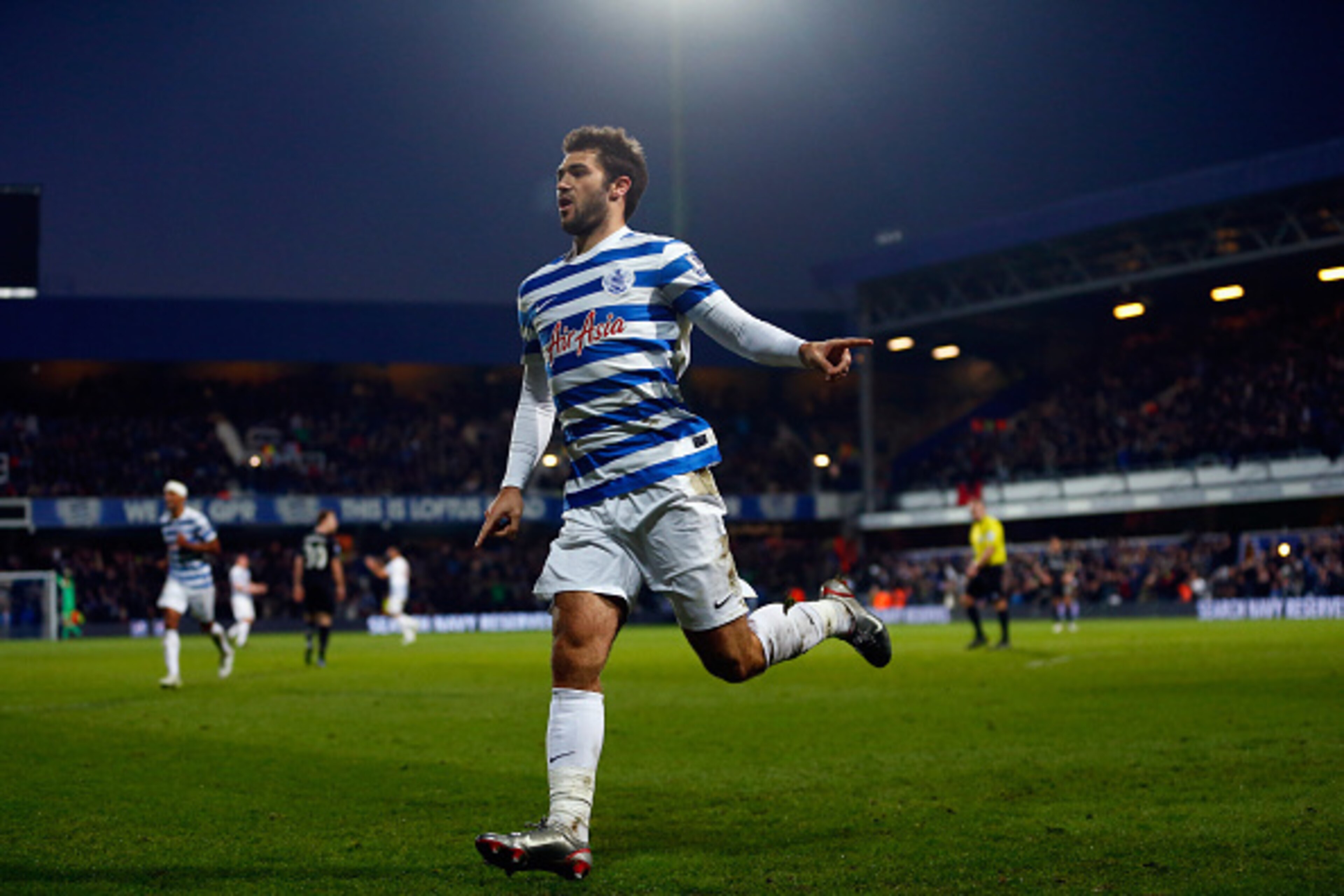 LONDON, ENGLAND - DECEMBER 06: Charlie Austin of QPR celebrates scoring his team's second goal during the Barclays Premier League match between Queens Park Rangers and Burnley at Loftus Road on December 6, 2014 in London, England. (Photo by Julian Finne LONDON, ENGLAND - DECEMBER 06: Charlie Austin of QPR celebrates scoring his team's second goal during the Barclays Premier League match between Queens Park Rangers and Burnley at Loftus Road on December 6, 2014 in London, England. (Photo by Julian Finne