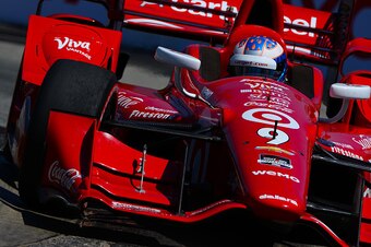 LONG BEACH, CA - APRIL 19: Scott Dixon of New Zealand driver of the #9 Target Chip Ganassi Racing Chevrolet Dallara during the Verizon IndyCar Series Toyota Grand Prix of Long Beach on April 19, 2015 on the streets of Long Beach, California. (Photo by Rob