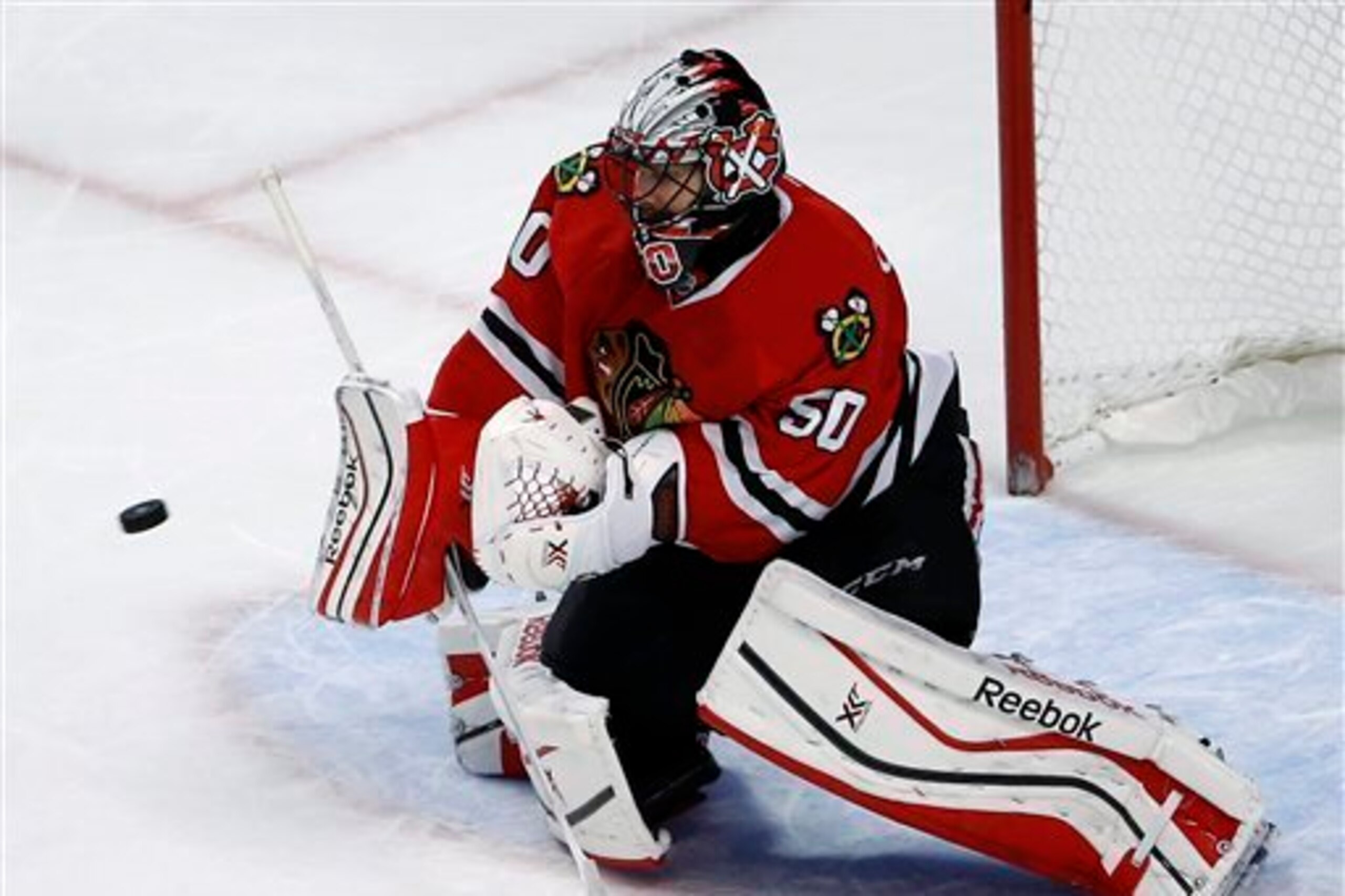 Corey Crawford has his work cut out for him.