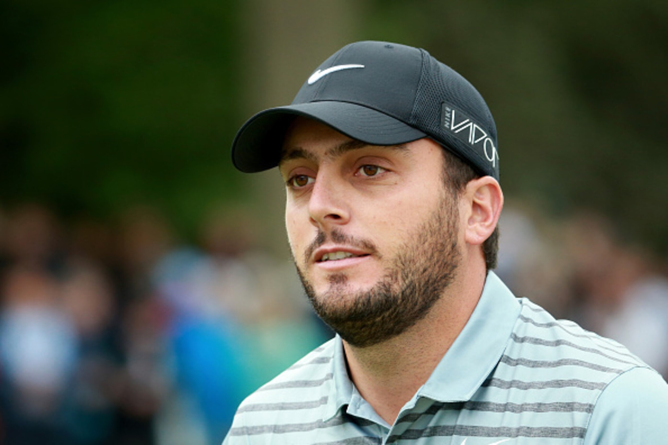 VIRGINIA WATER, ENGLAND - MAY 22:  Francesco Molinari of Italy looks on during day 2 of the BMW PGA Championship at Wentworth on May 22, 2015 in Virginia Water, England.  (Photo by Warren Little/Getty Images)