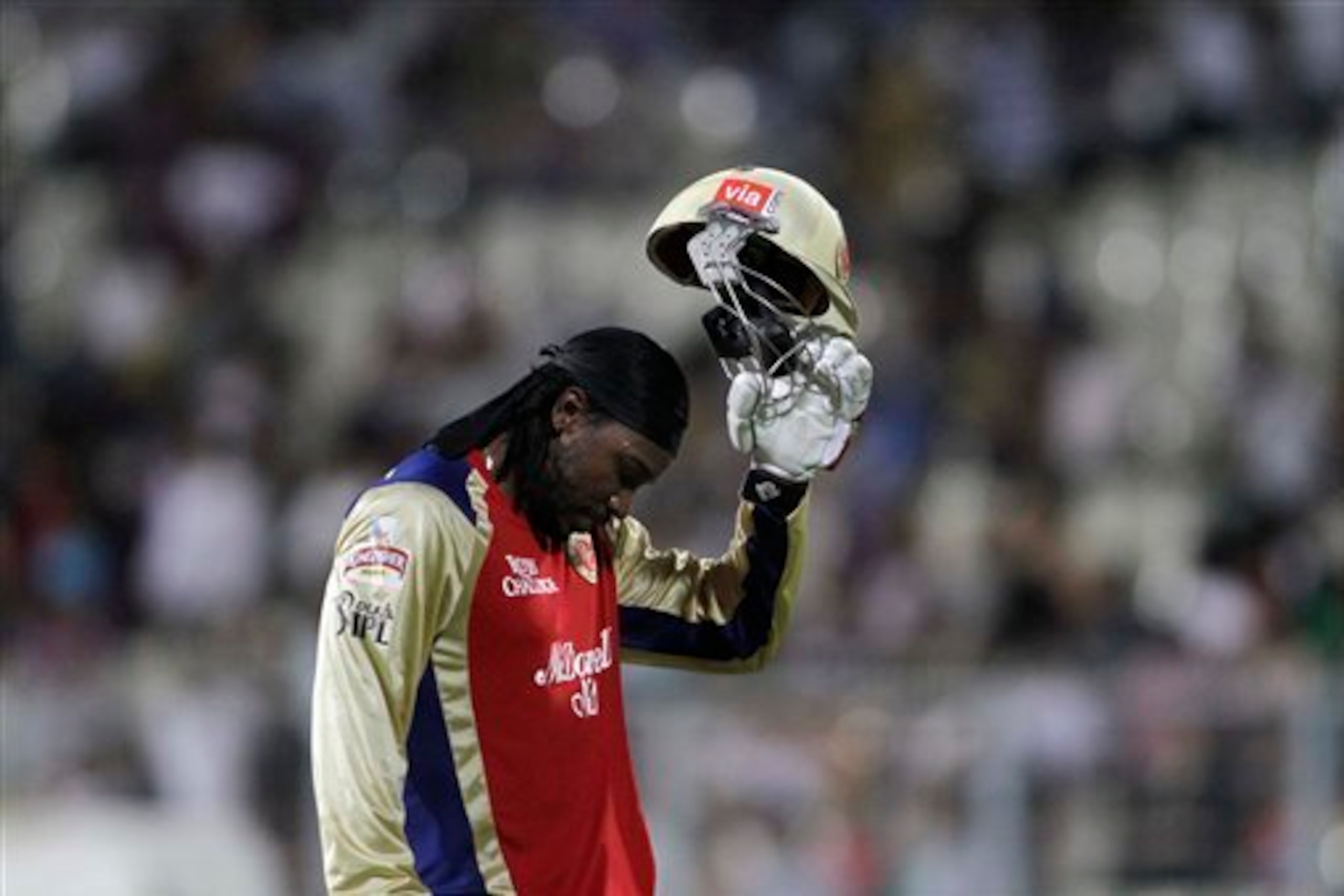 Gayle made 41, but it was slow going.