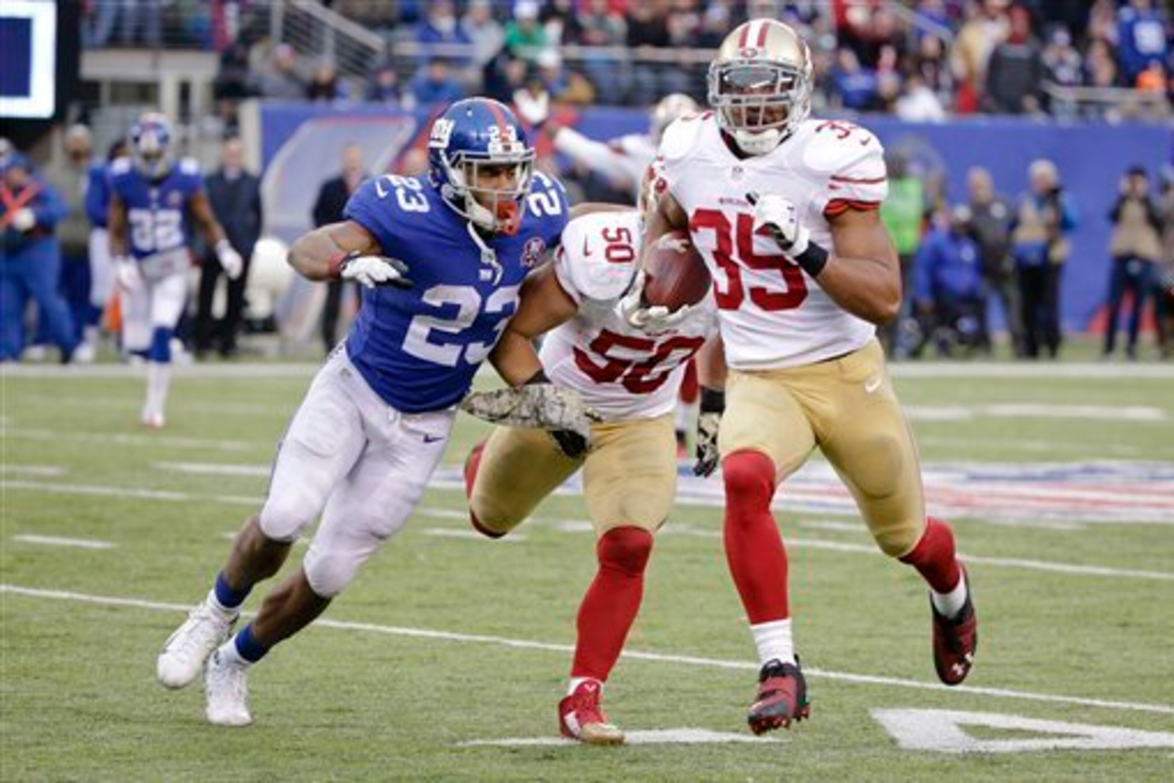 Eric Reid has been hampered by head injuries