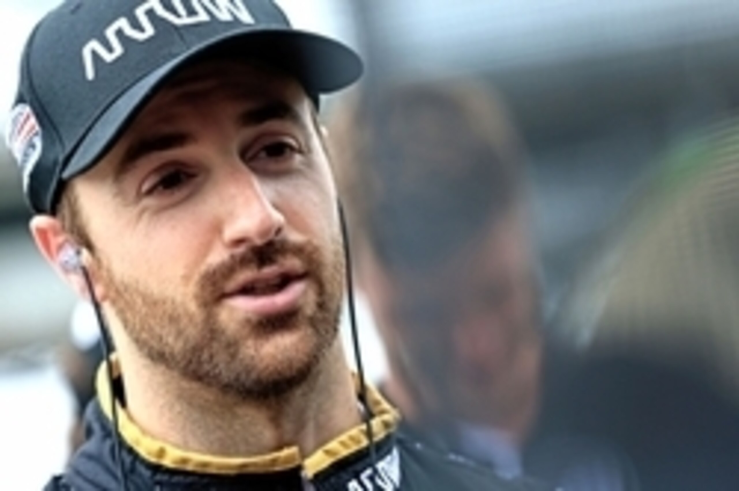 May 18, 2015; Indianapolis, IN, USA; IndyCar Series driver James Hinchcliffe during practice for the 2015 Indianapolis 500 at Indianapolis Motor Speedway. Mandatory Credit: Andrew Weber-USA TODAY Sports
