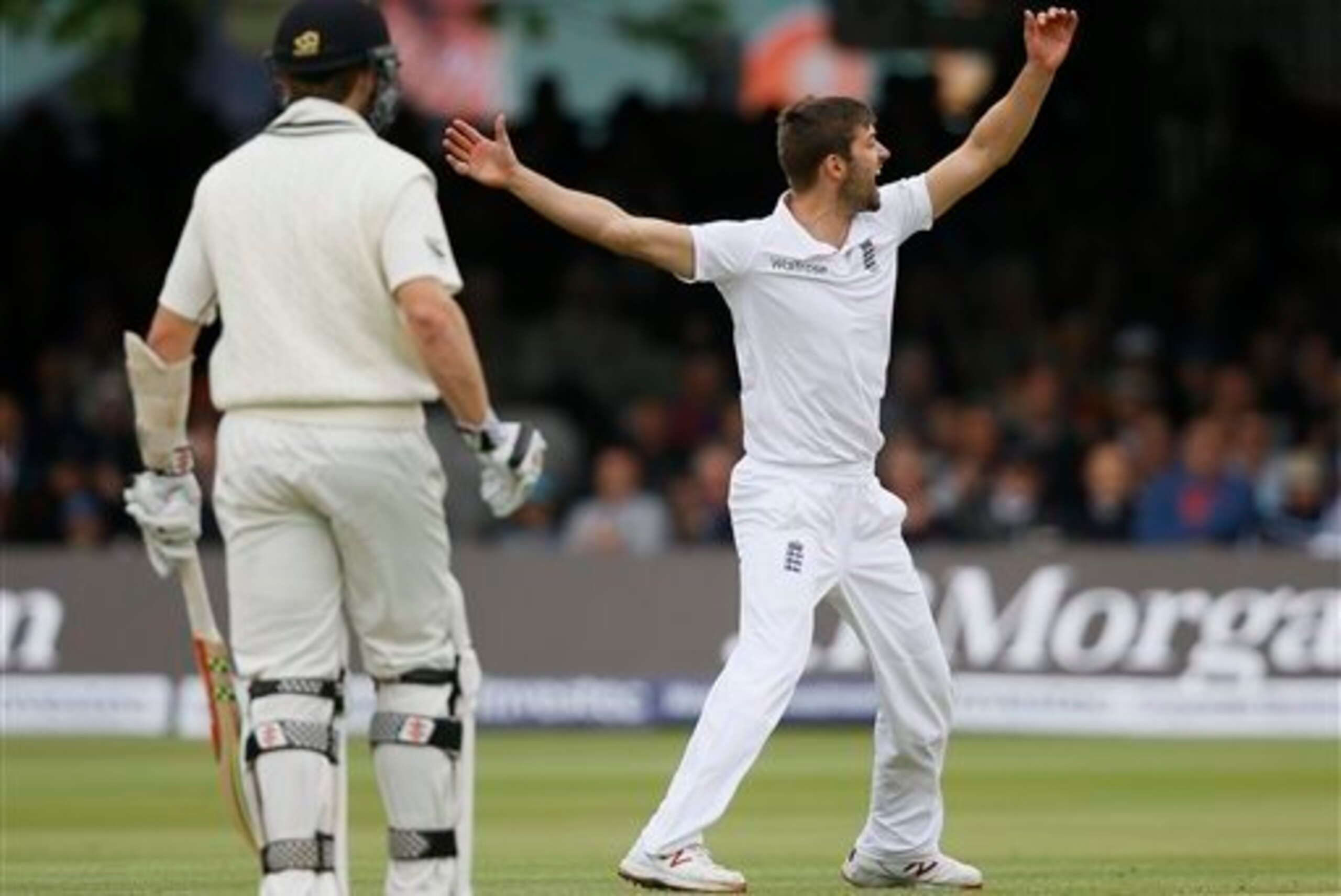 Mark Wood bowled three wickets on Day 3.