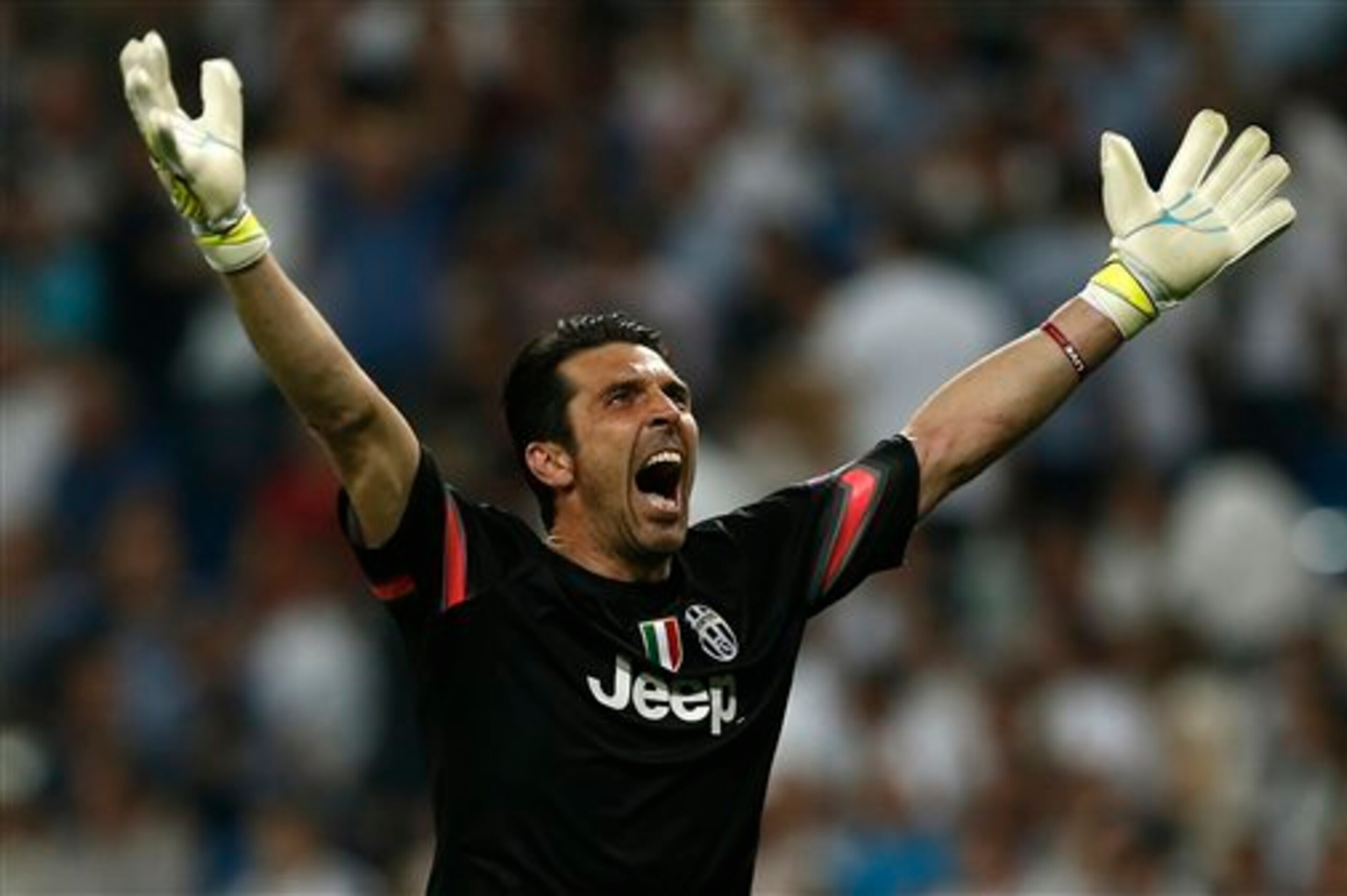 Buffon made a series of top saves.