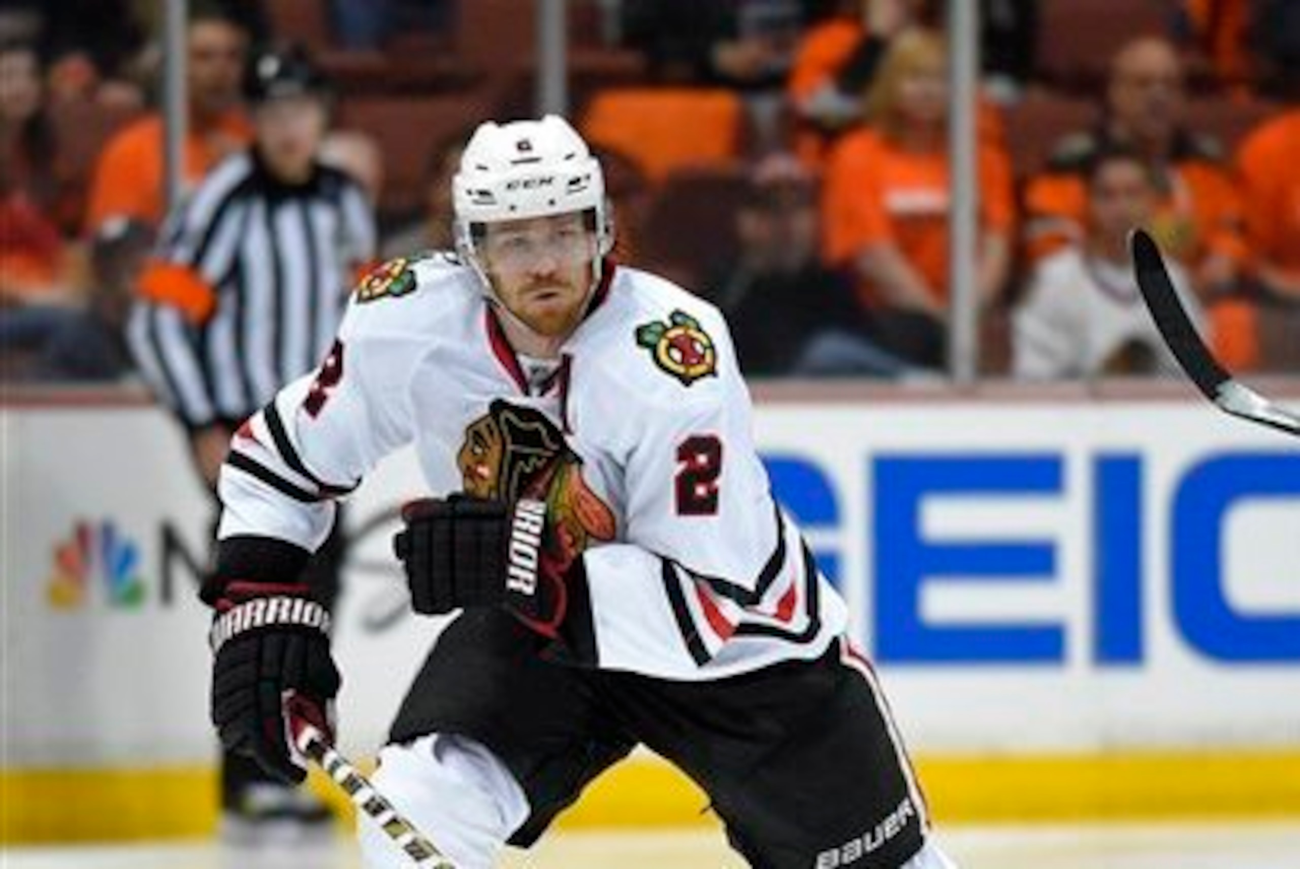Duncan Keith has seen a lot of ice time in this series.