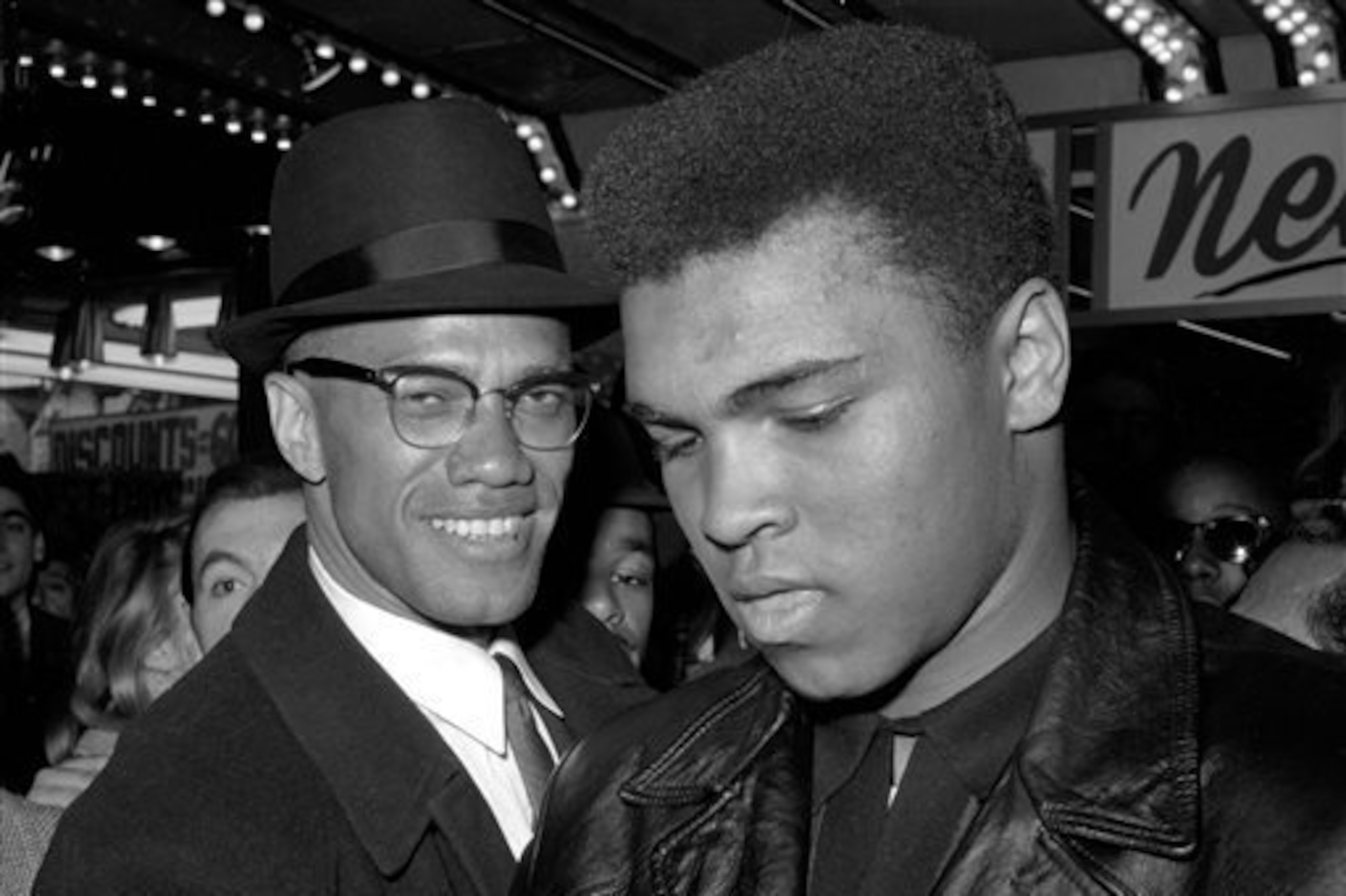 Ali with Malcolm X