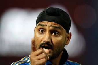 Harbhajan played his part in Mumbai's win.