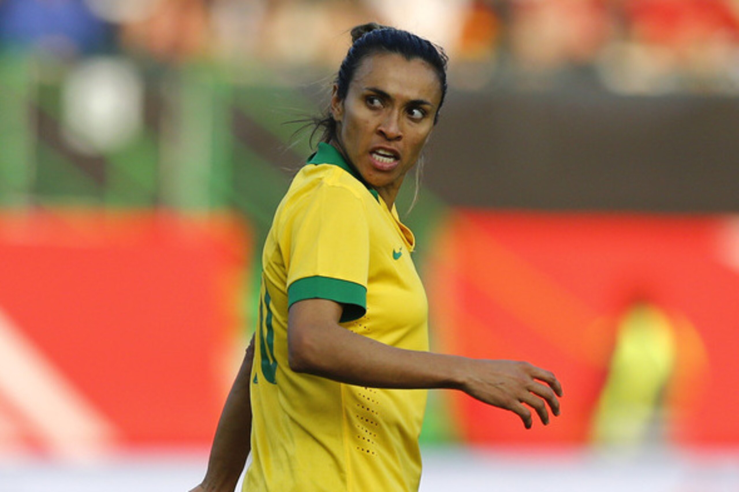 Brazil striker Marta is joint-leading goalscorer in Women's World Cup history.