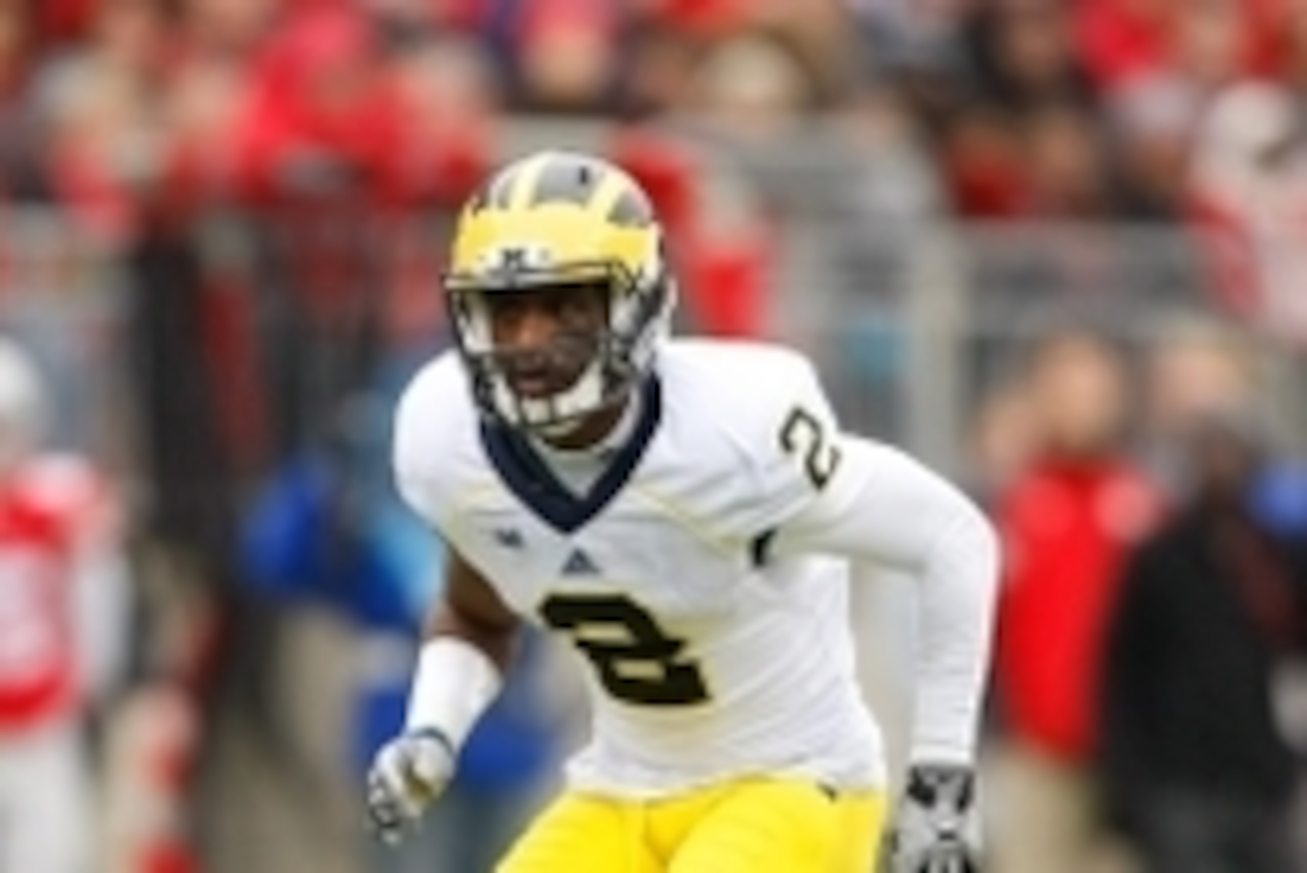 Nov 29, 2014; Columbus, OH, USA; Michigan Wolverines defensive back Blake Countess (2) versus the Ohio State Buckeyes at Ohio Stadium. Ohio State won the game 42-28. Mandatory Credit: Joe Maiorana-USA TODAY Sports