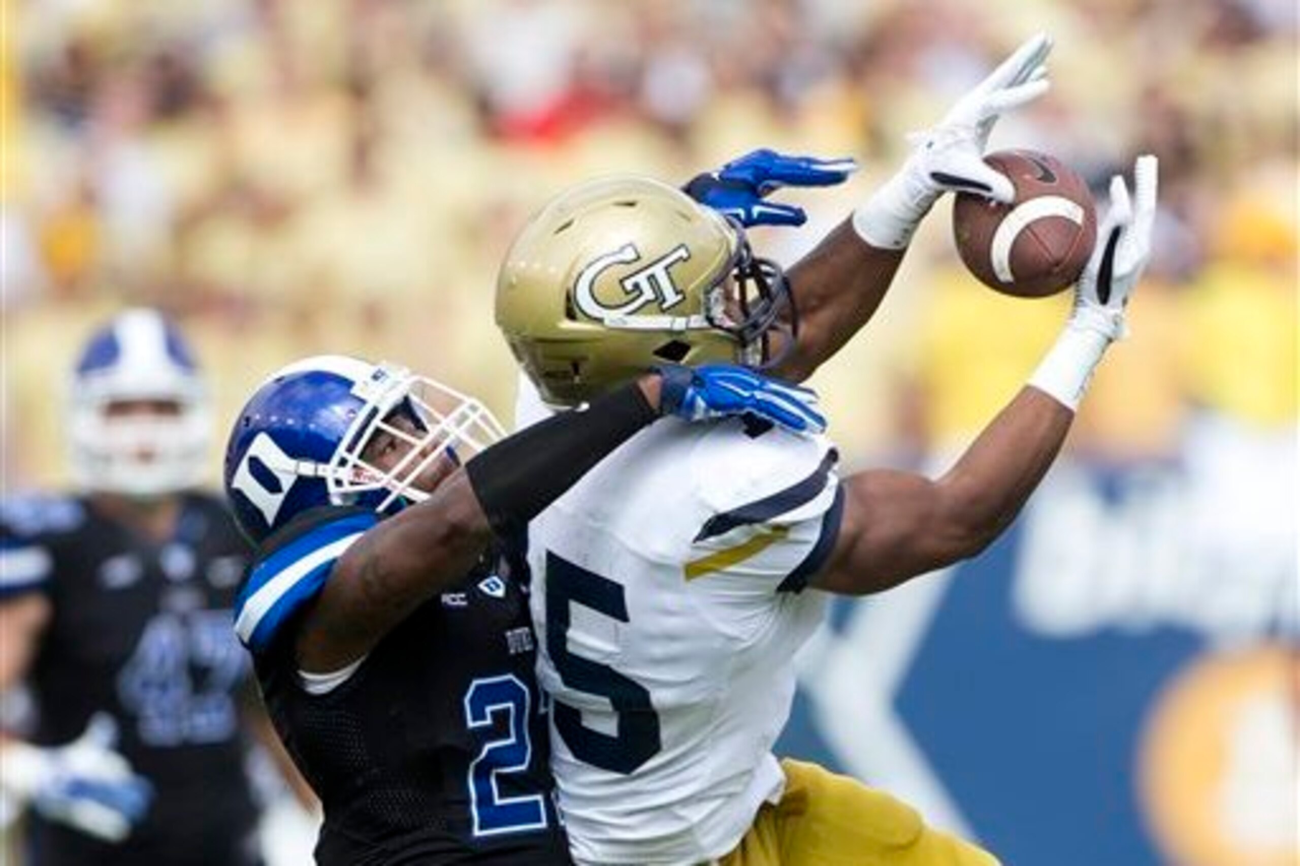 Georgia Tech very rarely throws the ball. Georgia Tech very rarely throws the ball.