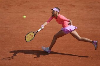 Diatchenko battled hard, but couldn't live with Sharapova's class.