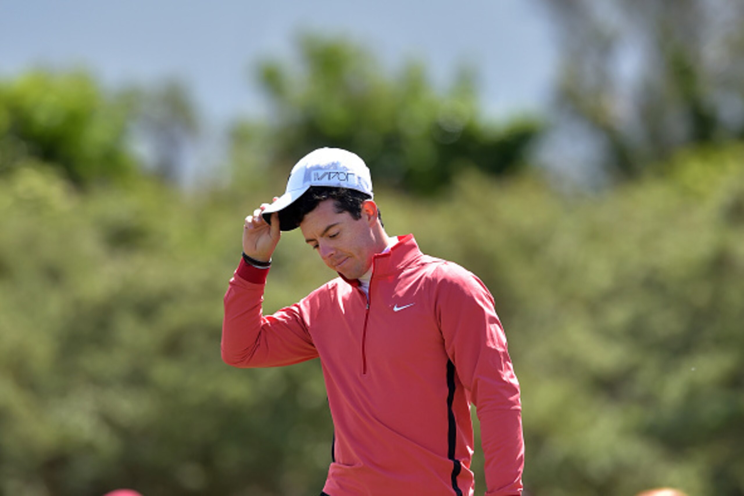 NEWCASTLE, NORTHERN IRELAND - MAY 28:  Rory McIlroy reacts after his round during Day One of the Irish Open at Royal County Down Golf Club on May 28, 2015 in Newcastle, Northern Ireland.  (Photo by Charles McQuillan/Getty Images)