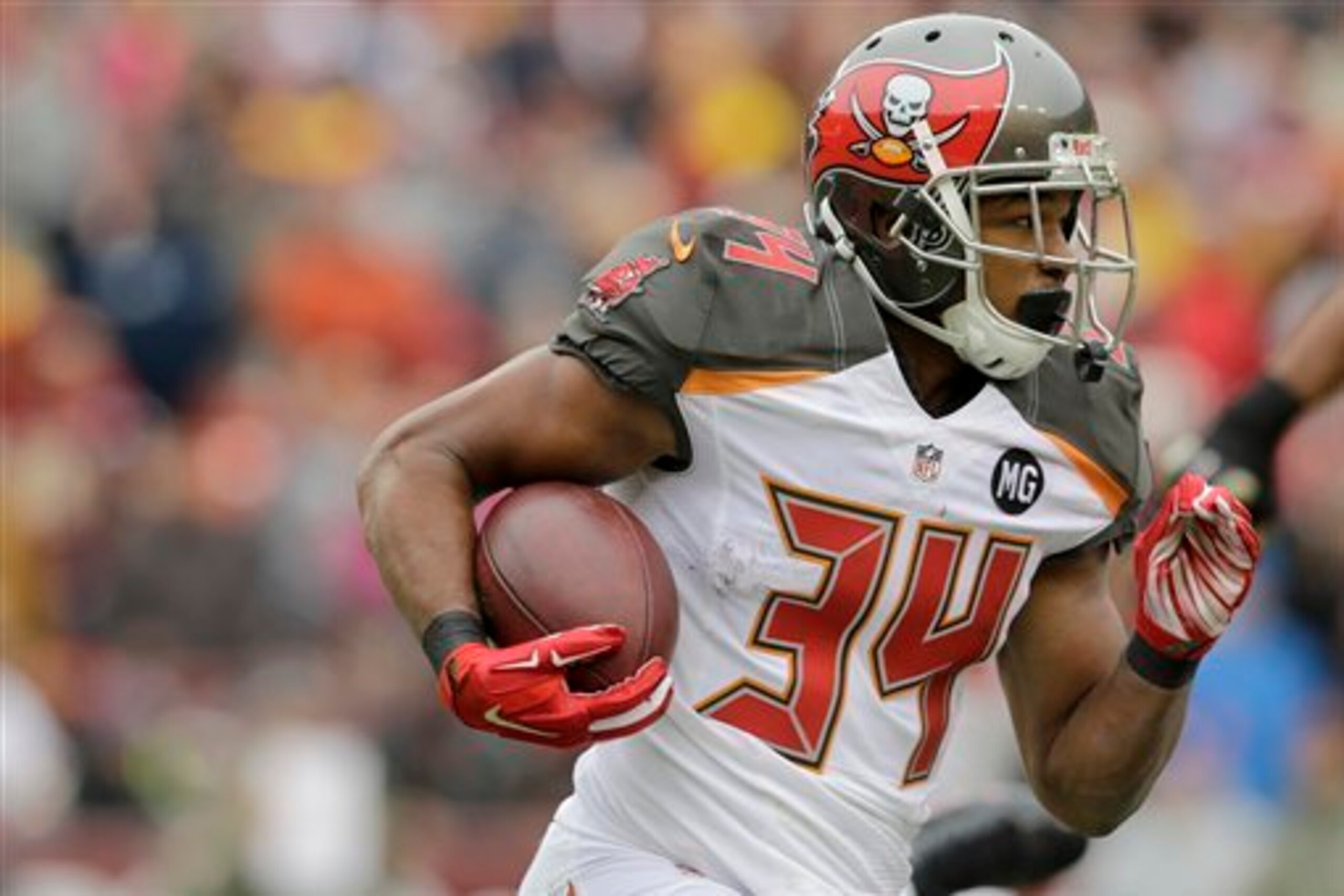 The Bucs are still high on Charles Sims, who missed half of last season with an ankle injury.