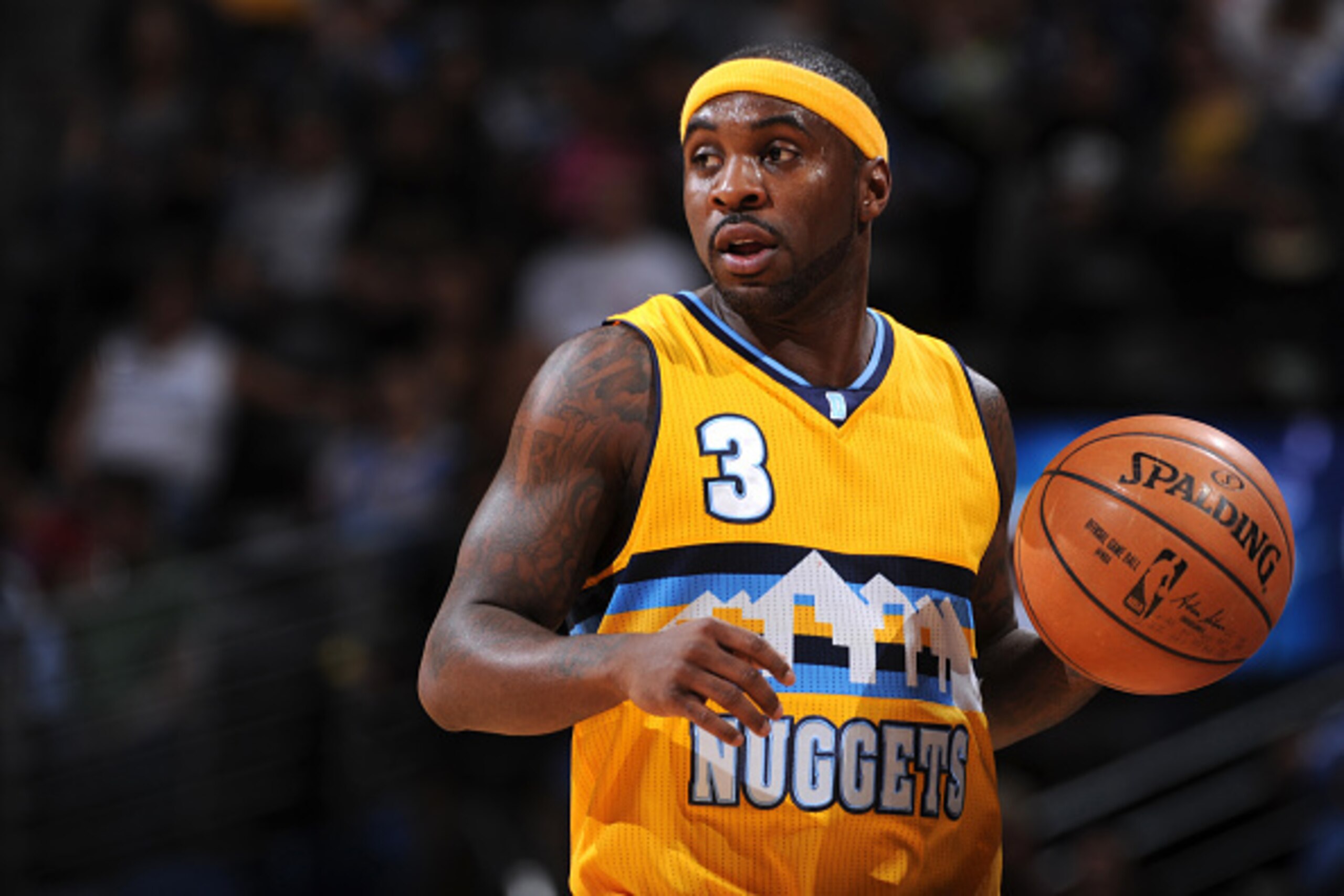 DENVER, CO - APRIL 12: Ty Lawson #3 of the Denver Nuggets handles the ball against the Sacramento Kings on April 12, 2015 at the Pepsi Center in Denver, Colorado. NOTE TO USER: User expressly acknowledges and agrees that, by downloading and/or using this DENVER, CO - APRIL 12: Ty Lawson #3 of the Denver Nuggets handles the ball against the Sacramento Kings on April 12, 2015 at the Pepsi Center in Denver, Colorado. NOTE TO USER: User expressly acknowledges and agrees that, by downloading and/or using this