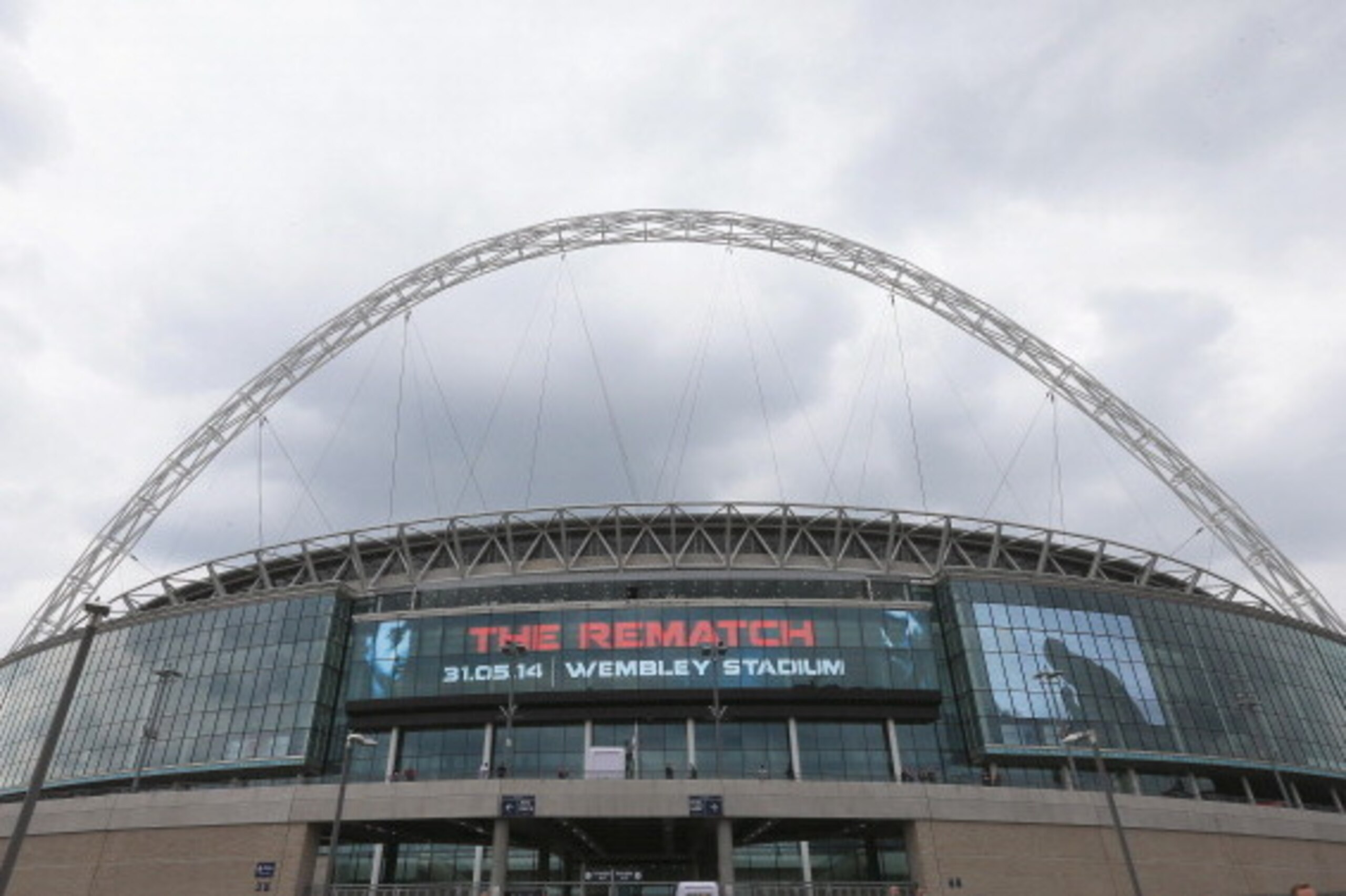 LONDON, ENGLAND - MAY 31:  A general view of Wembley Stadium ahead of the Carl Froch versus George Groves IBF & WBA World Super Middleweight Title Fight at Wembley Stadium on May 31, 2014 in London, England.  (Photo by Matthew Lewis/Getty Images)