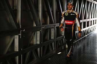 MONTE-CARLO, MONACO - MAY 21: Pastor Maldonado of Venezuela and Lotus walks to the pitlane during practice for the Monaco Formula One Grand Prix at Circuit de Monaco on May 21, 2015 in Monte-Carlo, Monaco. (Photo by Mark Thompson/Getty Images) MONTE-CARLO, MONACO - MAY 21: Pastor Maldonado of Venezuela and Lotus walks to the pitlane during practice for the Monaco Formula One Grand Prix at Circuit de Monaco on May 21, 2015 in Monte-Carlo, Monaco. (Photo by Mark Thompson/Getty Images)