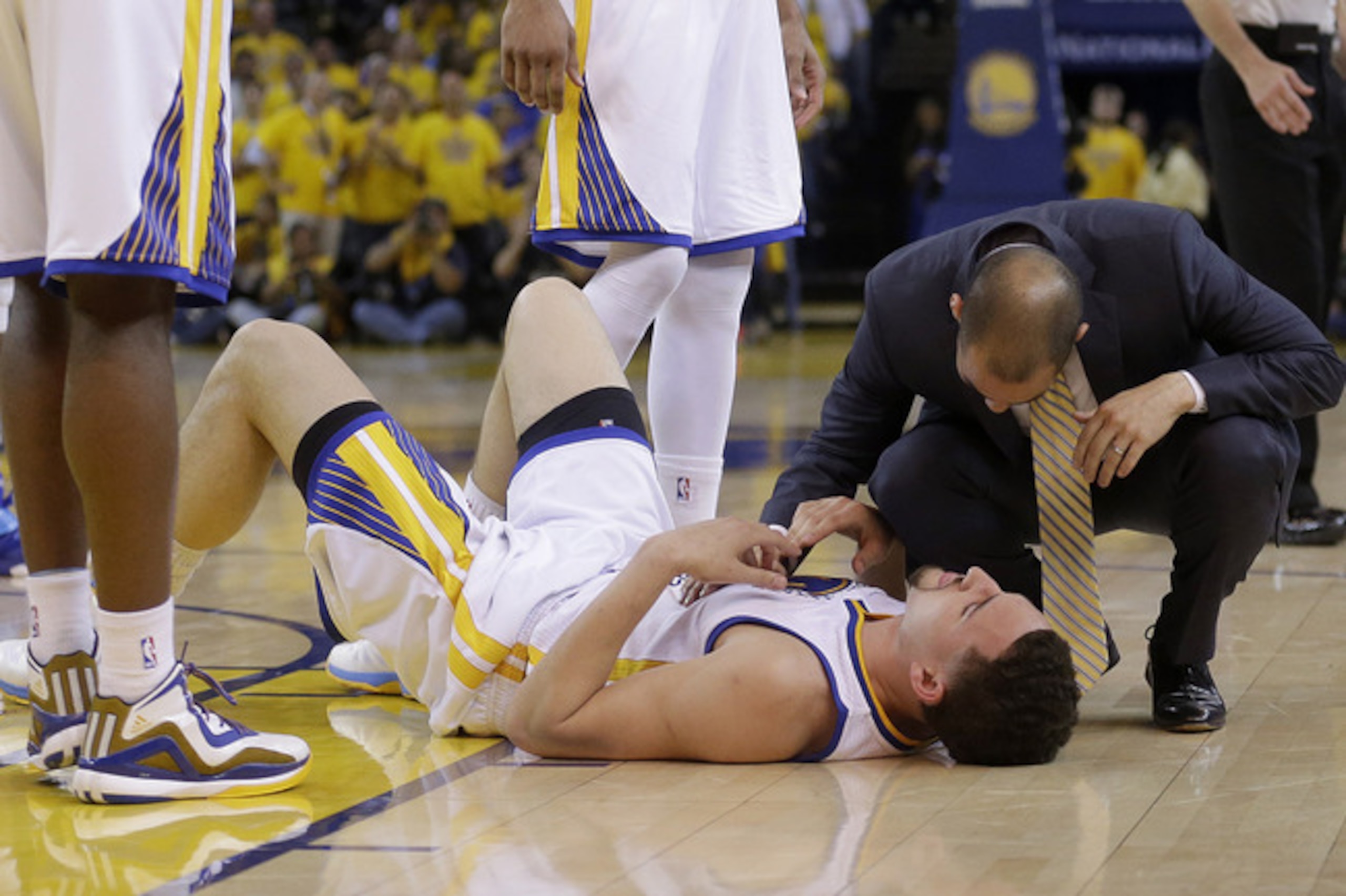 Klay Thompson's injury could impact the Finals.