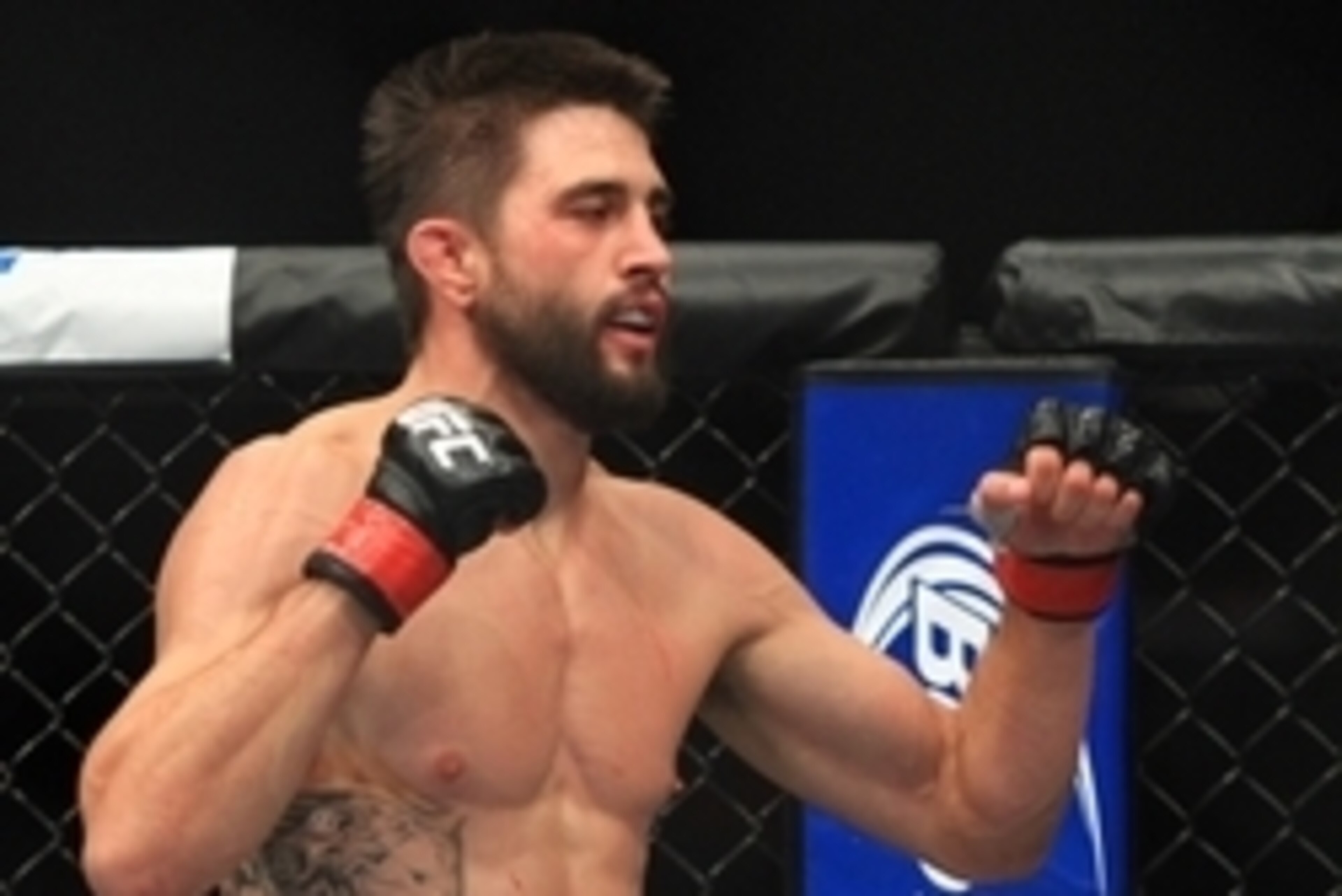 Aug 28, 2013; Indianapolis, IN, USA; Carlos Condit (pictured) fights Martin Kampmann during UFC Fight NIght 27 at Bankers Life Fieldhouse. Mandatory Credit: Pat Lovell-USA TODAY Sports Aug 28, 2013; Indianapolis, IN, USA; Carlos Condit (pictured) fights Martin Kampmann during UFC Fight NIght 27 at Bankers Life Fieldhouse. Mandatory Credit: Pat Lovell-USA TODAY Sports