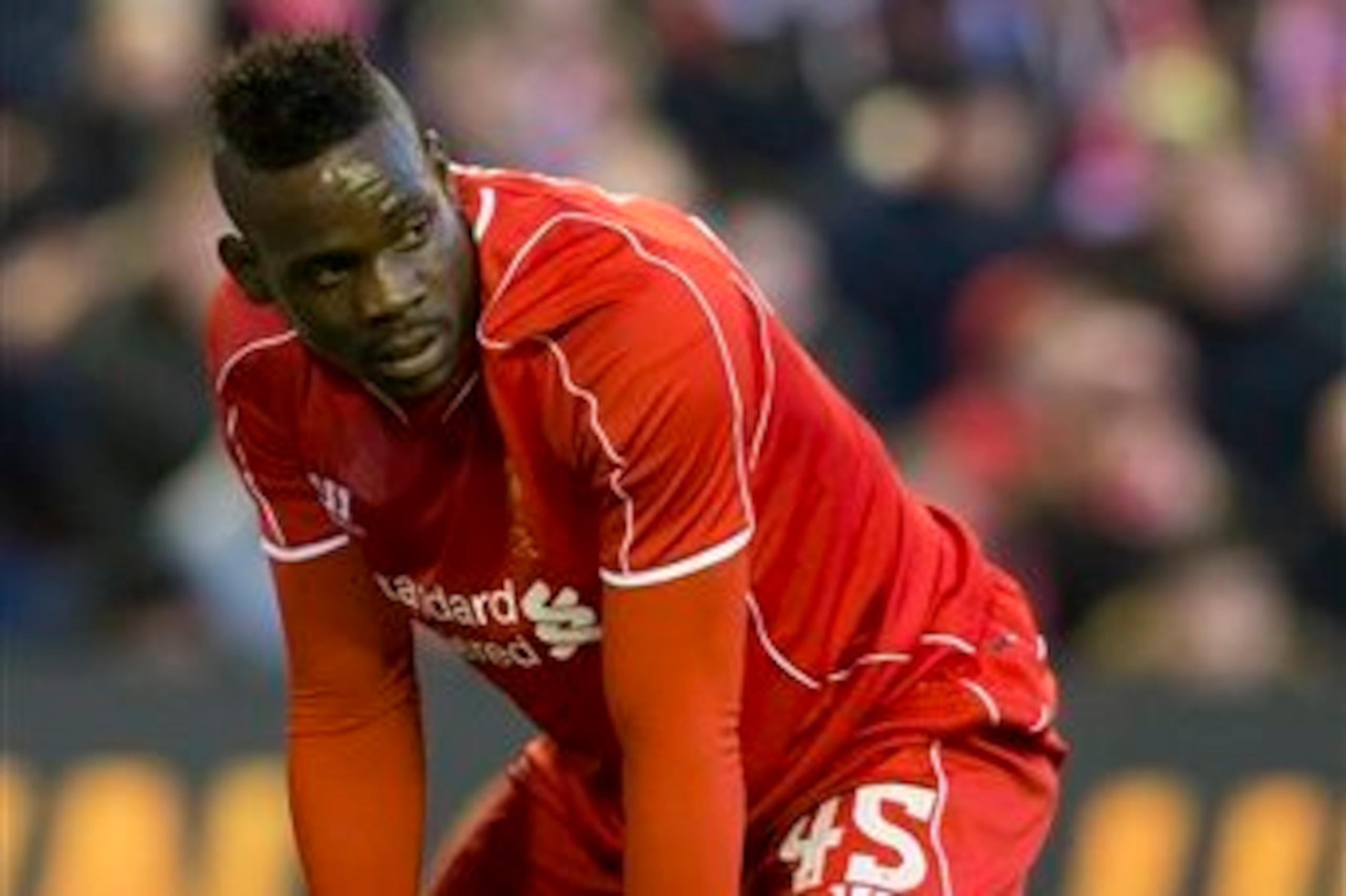 Balotelli has scored just once for Liverpool in the league. Balotelli has scored just once for Liverpool in the league.