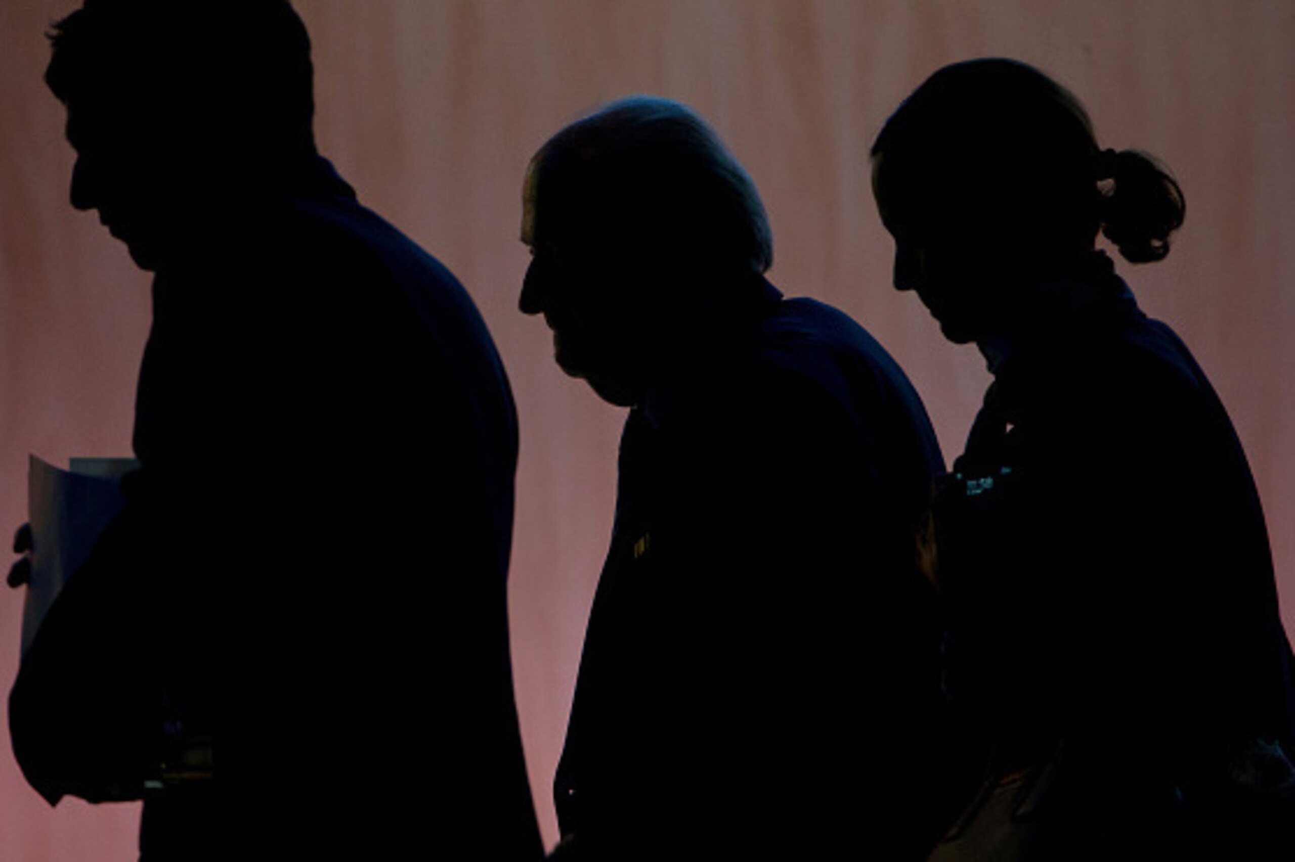 ZURICH, SWITZERLAND - MAY 29: FIFA President Joseph S. Blatter leaves the stage after the morning session at the 65th FIFA Congress at Hallenstadion on May 29, 2015 in Zurich, Switzerland. (Photo by Philipp Schmidli/Getty Images)