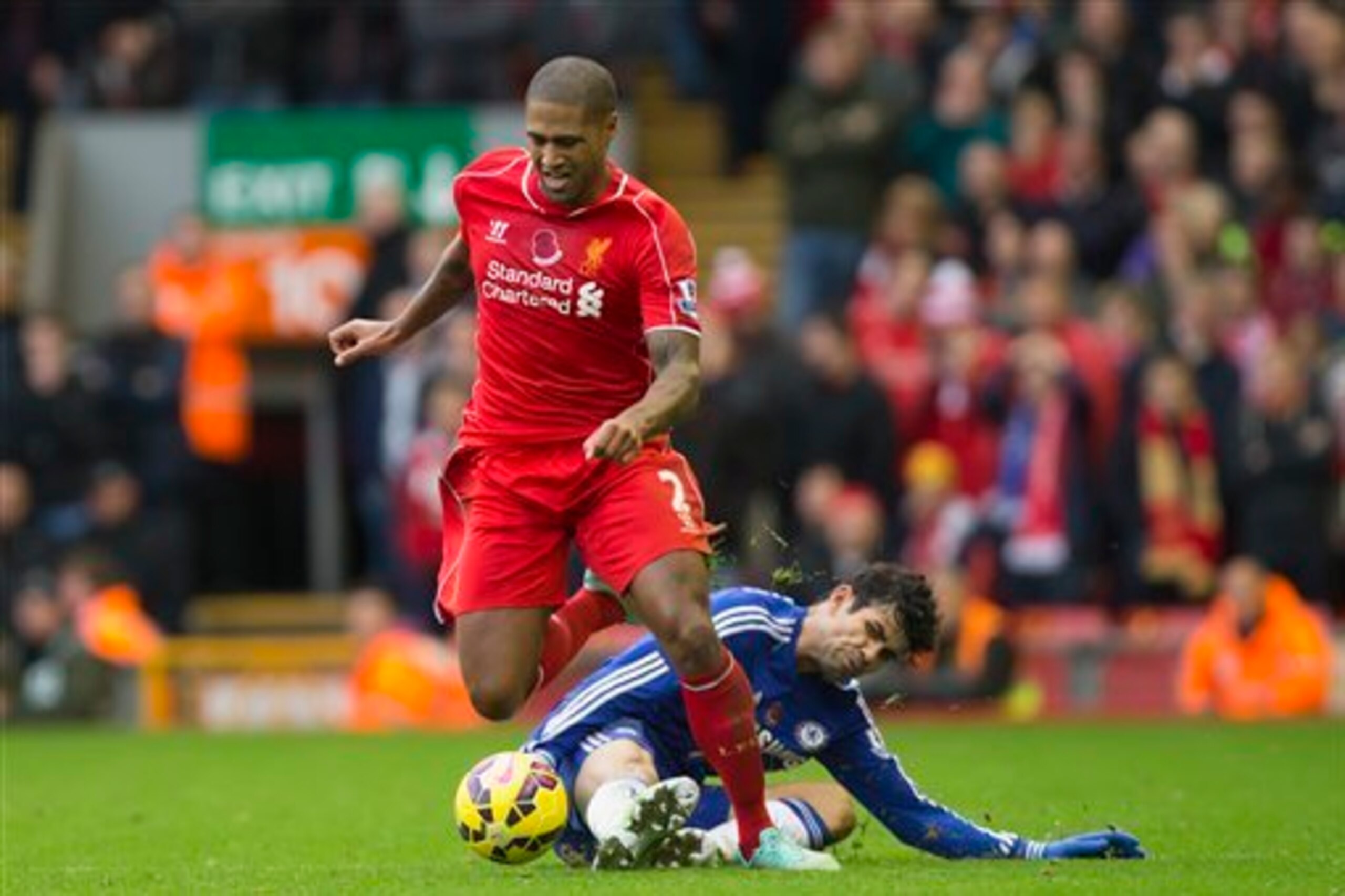 Johnson's decline is symbolic of the decay in Liverpool's defence.
