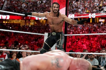 Rollins cashing in at WrestleMania 31