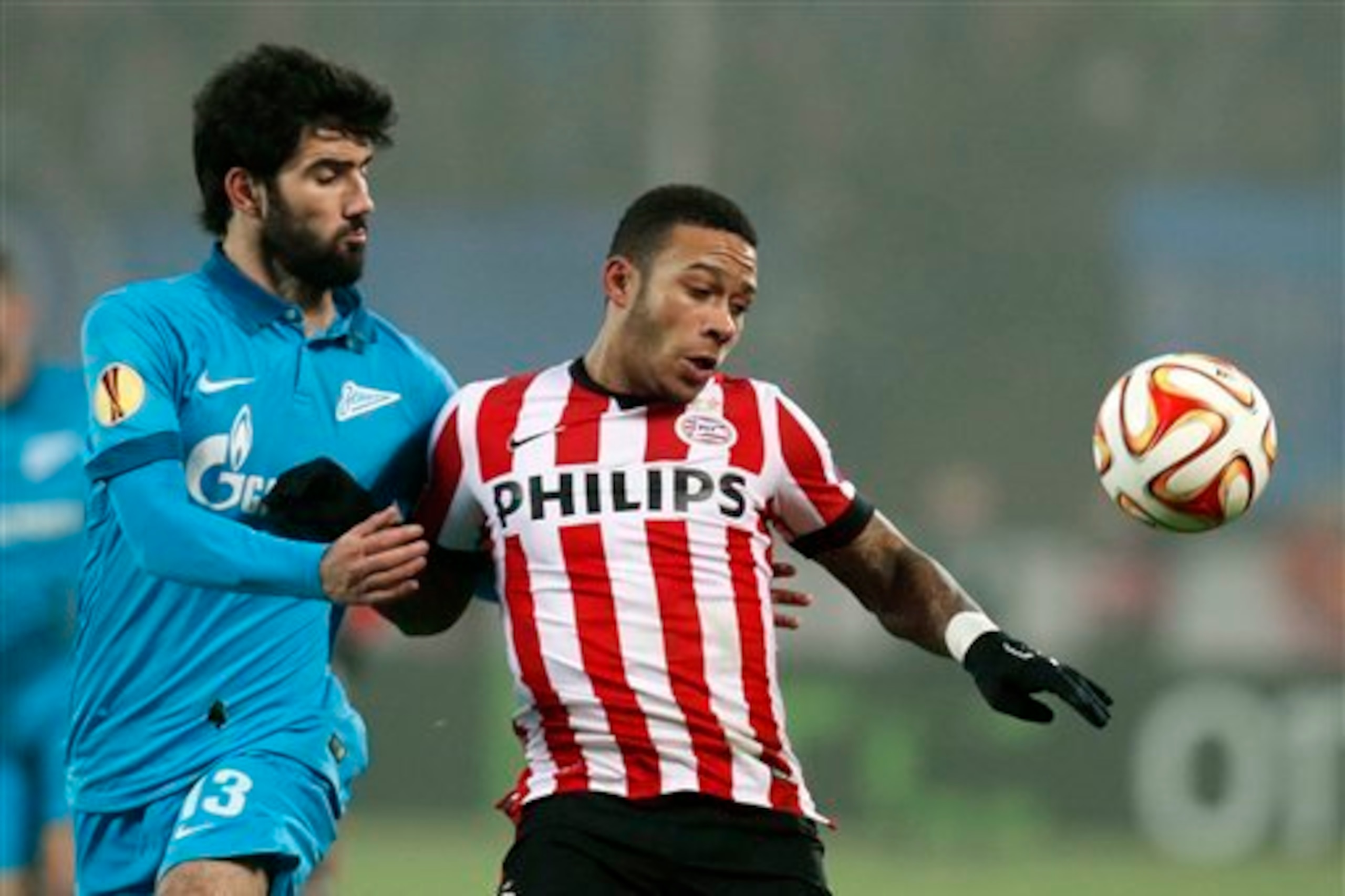 Memphis Depay, pictured right, will be a key player for the Dutch against USA.