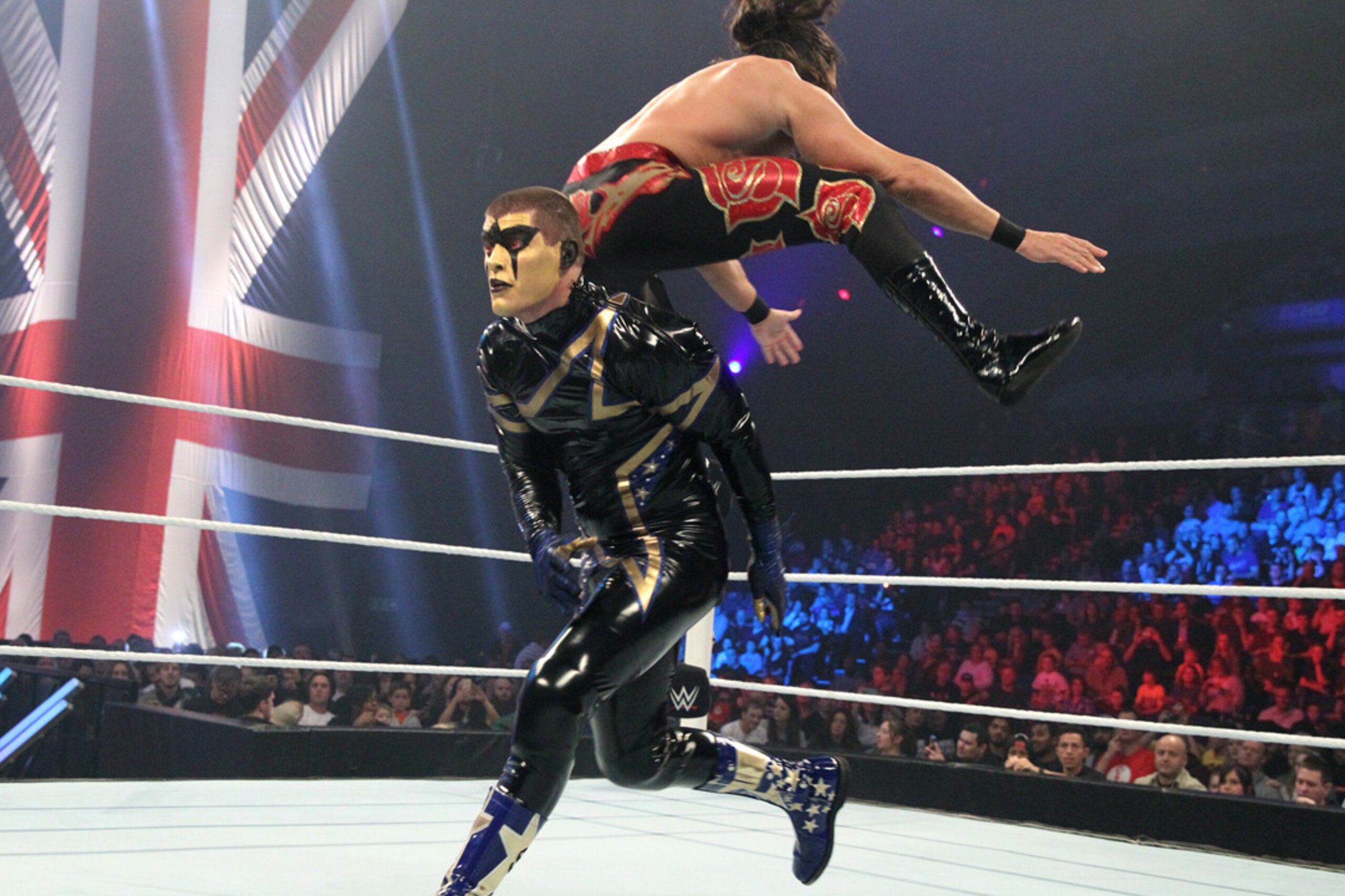 Stardust takes on Adam Rose.