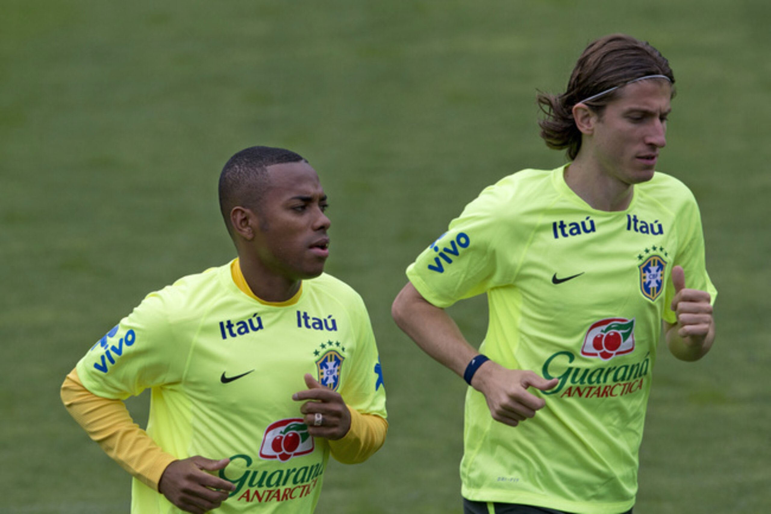 Robinho (left) could play a part against Honduras on Wednesday.