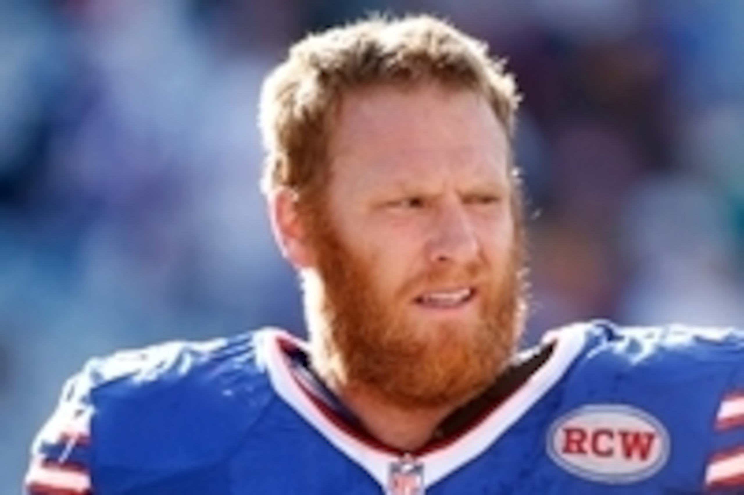 Oct 12, 2014; Orchard Park, NY, USA; Buffalo Bills guard Erik Pears (79) after the game against the New England Patriots at Ralph Wilson Stadium. Mandatory Credit: Kevin Hoffman-USA TODAY Sports