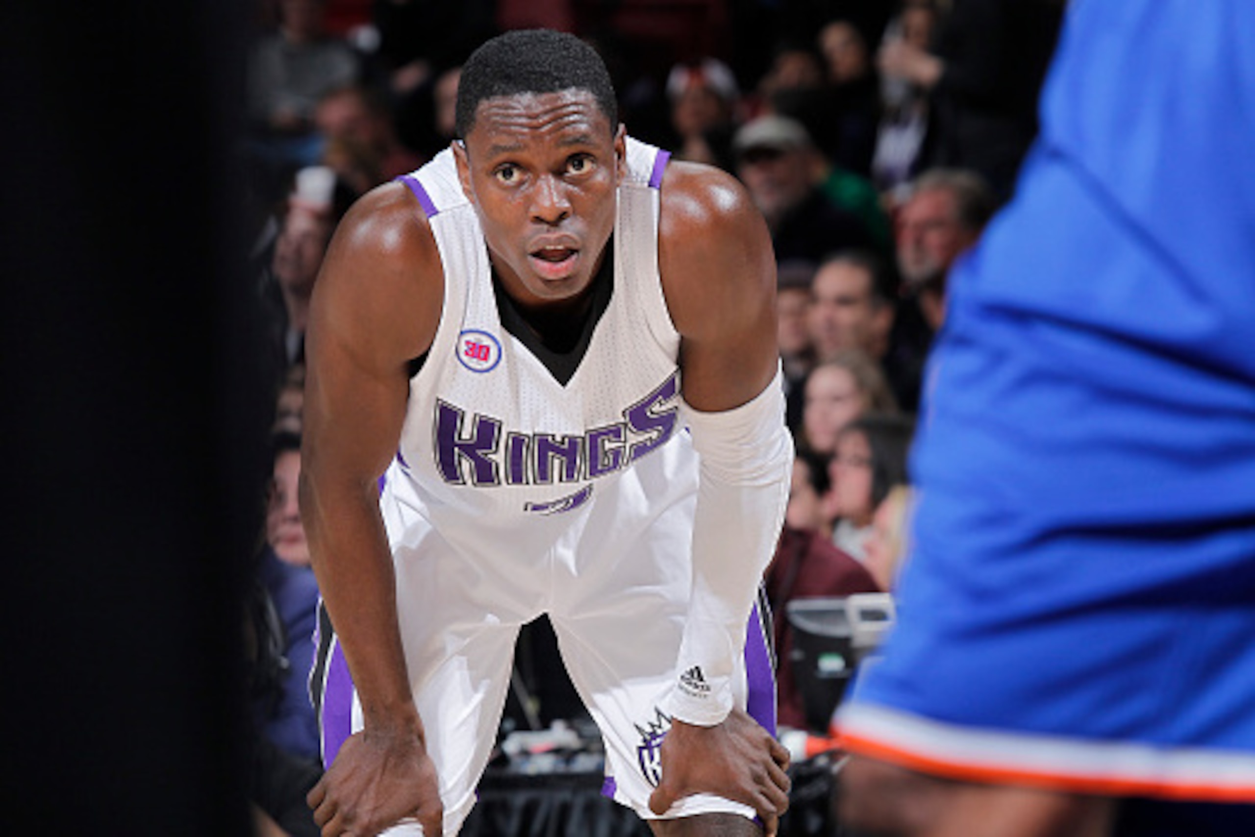 SACRAMENTO, CA - DECEMBER 27: Darren Collison #7 of the Sacramento Kings looks on during the game against the New York Knicks on December 27, 2014 at Sleep Train Arena in Sacramento, California. NOTE TO USER: User expressly acknowledges and agrees that, b