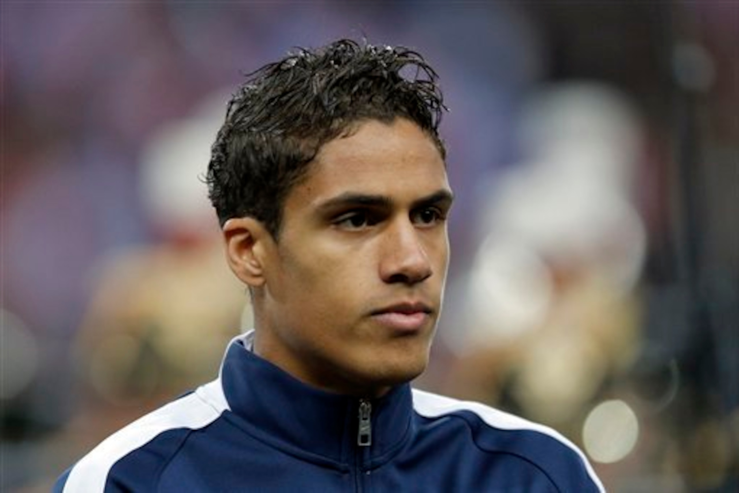 Rapahel Varane, pictured, could be on his way out of Real Madrid.