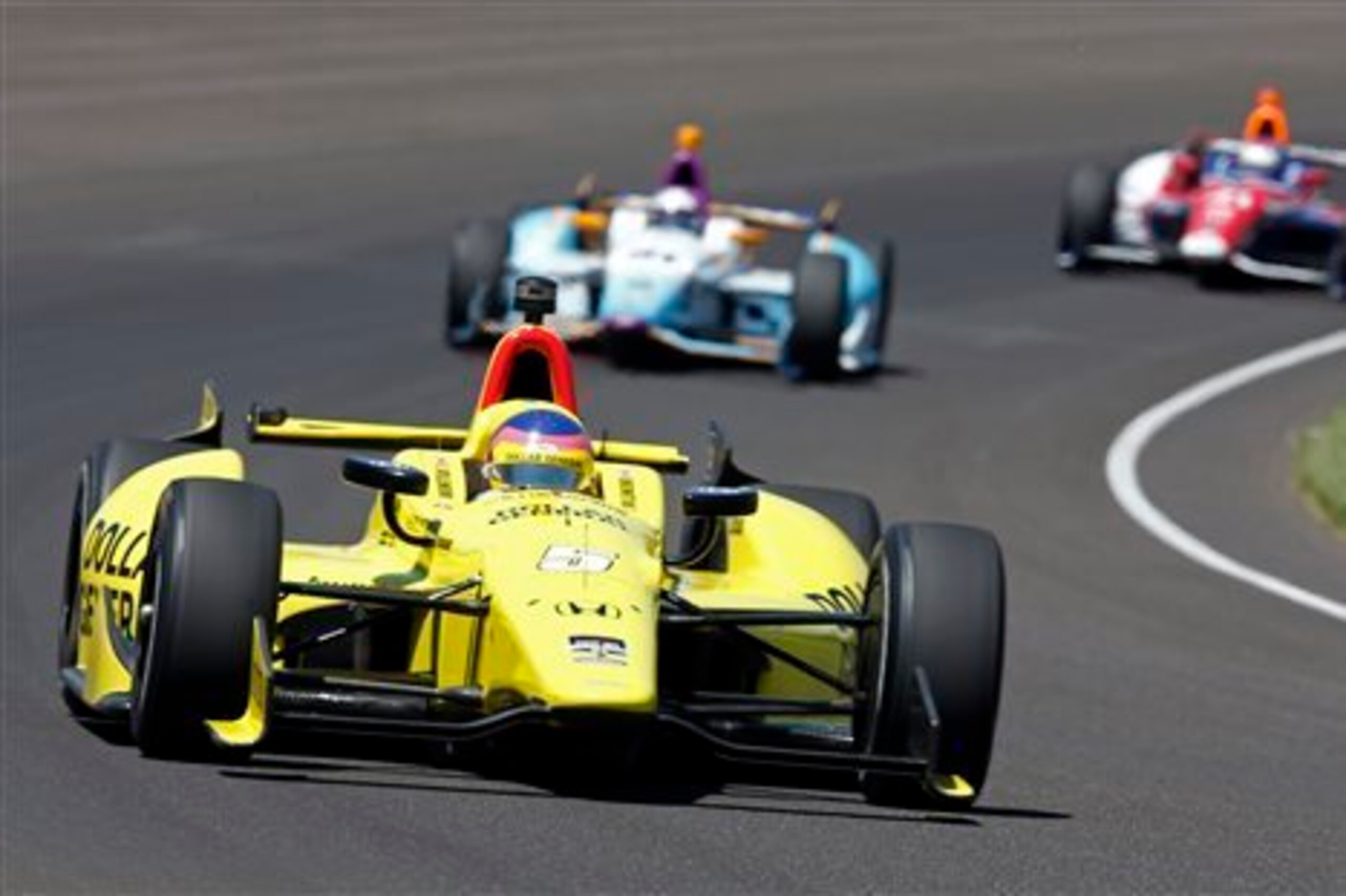 Villeneuve at the 2014 Indy 500.