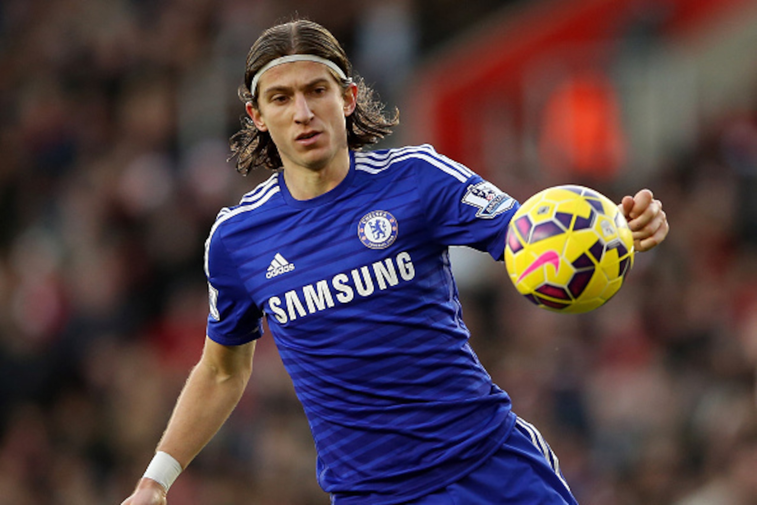 SOUTHAMPTON, ENGLAND - DECEMBER 28:  Felipe Luis of Chelsea during the Premier League match between Southampton and Chelsea at St Mary's Stadium on December 28, 2014 in Southampton, England.  (Photo by Scott Heavey/Getty Images)