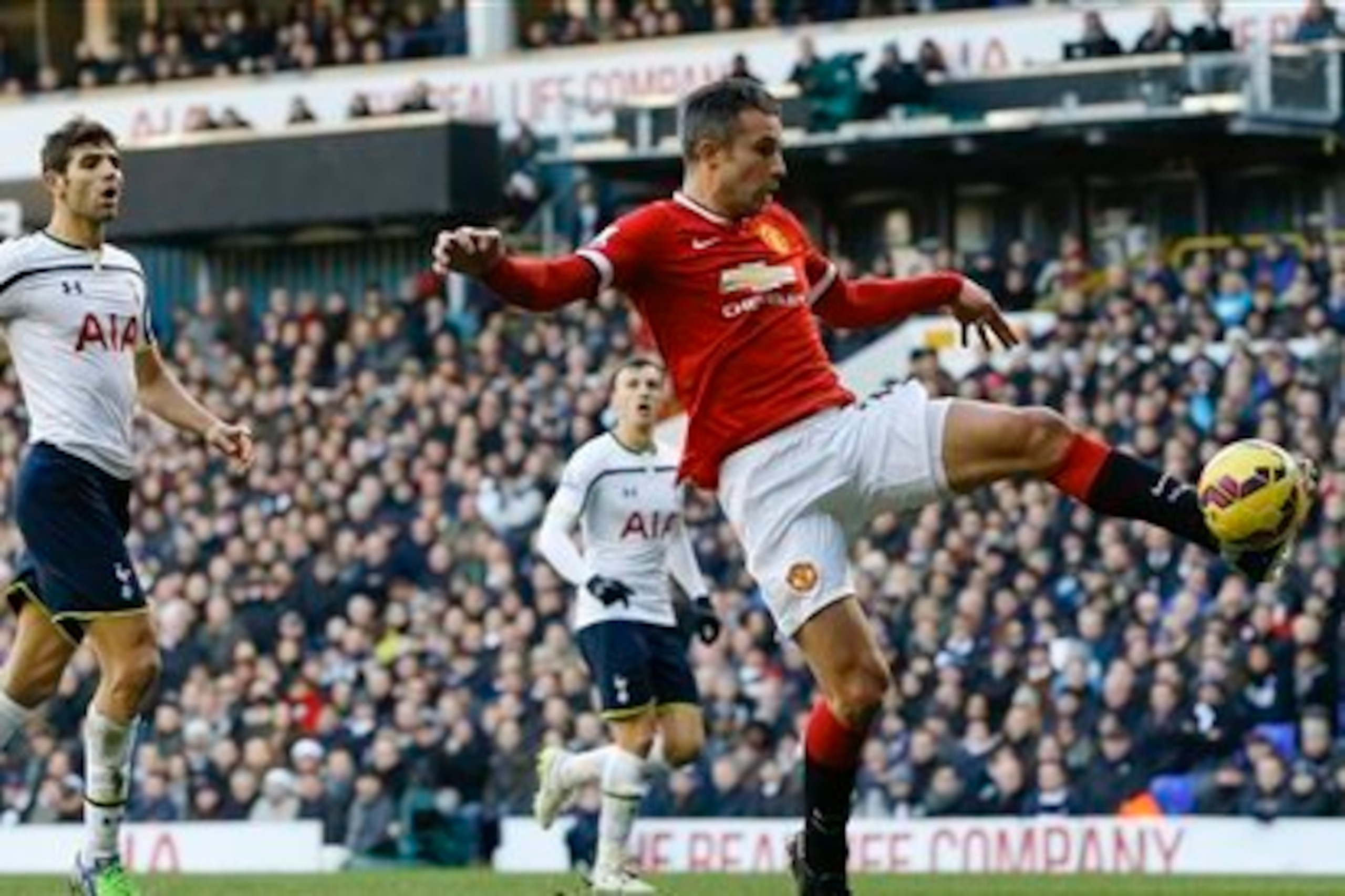 Van Persie was often uninvolved during the course of matches