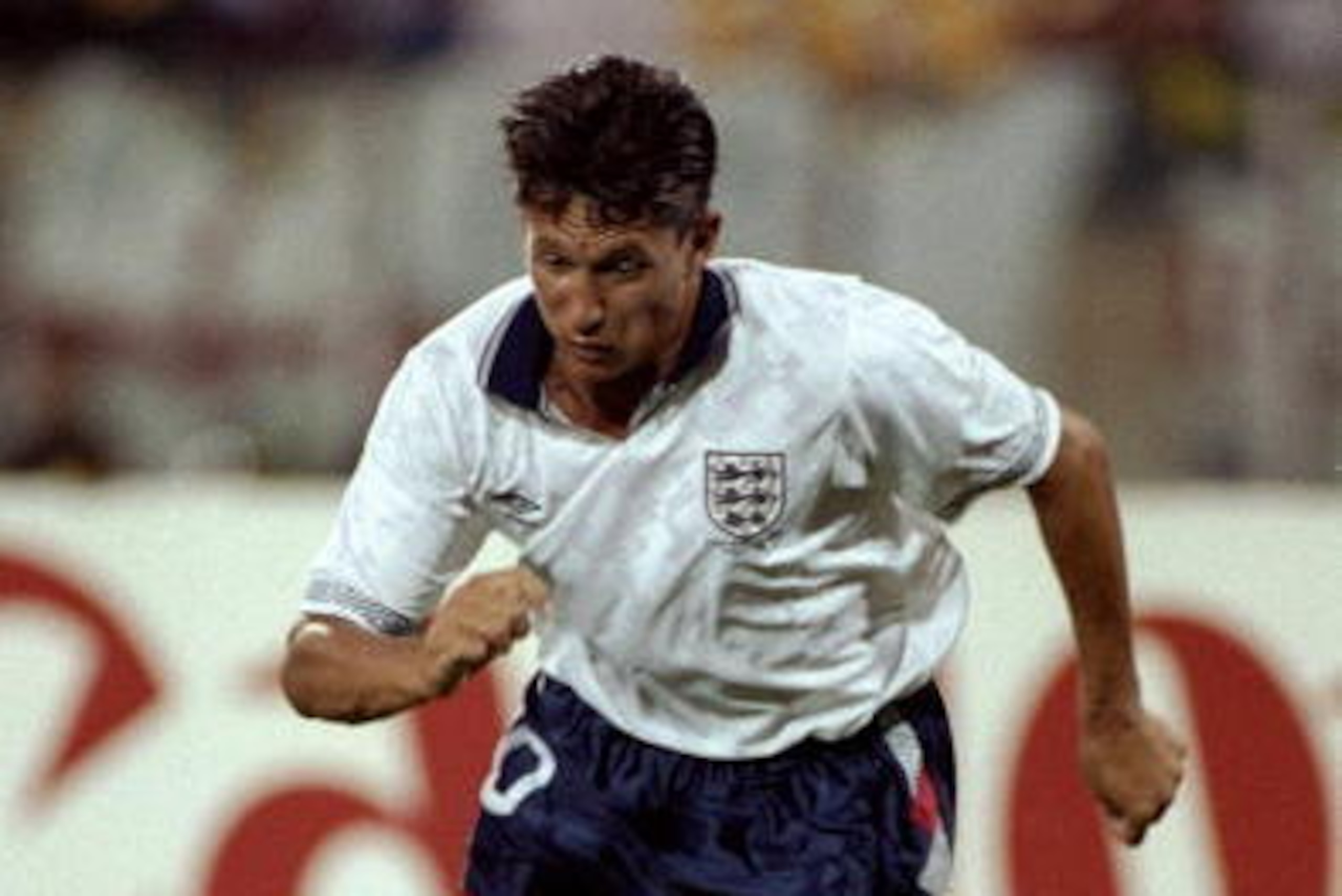21 Jun 1990: Gary Lineker of England in action during the World Cup match against Egypt at Sant''Elia in Cagliari, Italy. England won the match 1-0. \ Mandatory Credit: David Cannon/Allsport 21 Jun 1990: Gary Lineker of England in action during the World Cup match against Egypt at Sant''Elia in Cagliari, Italy. England won the match 1-0. \ Mandatory Credit: David Cannon/Allsport